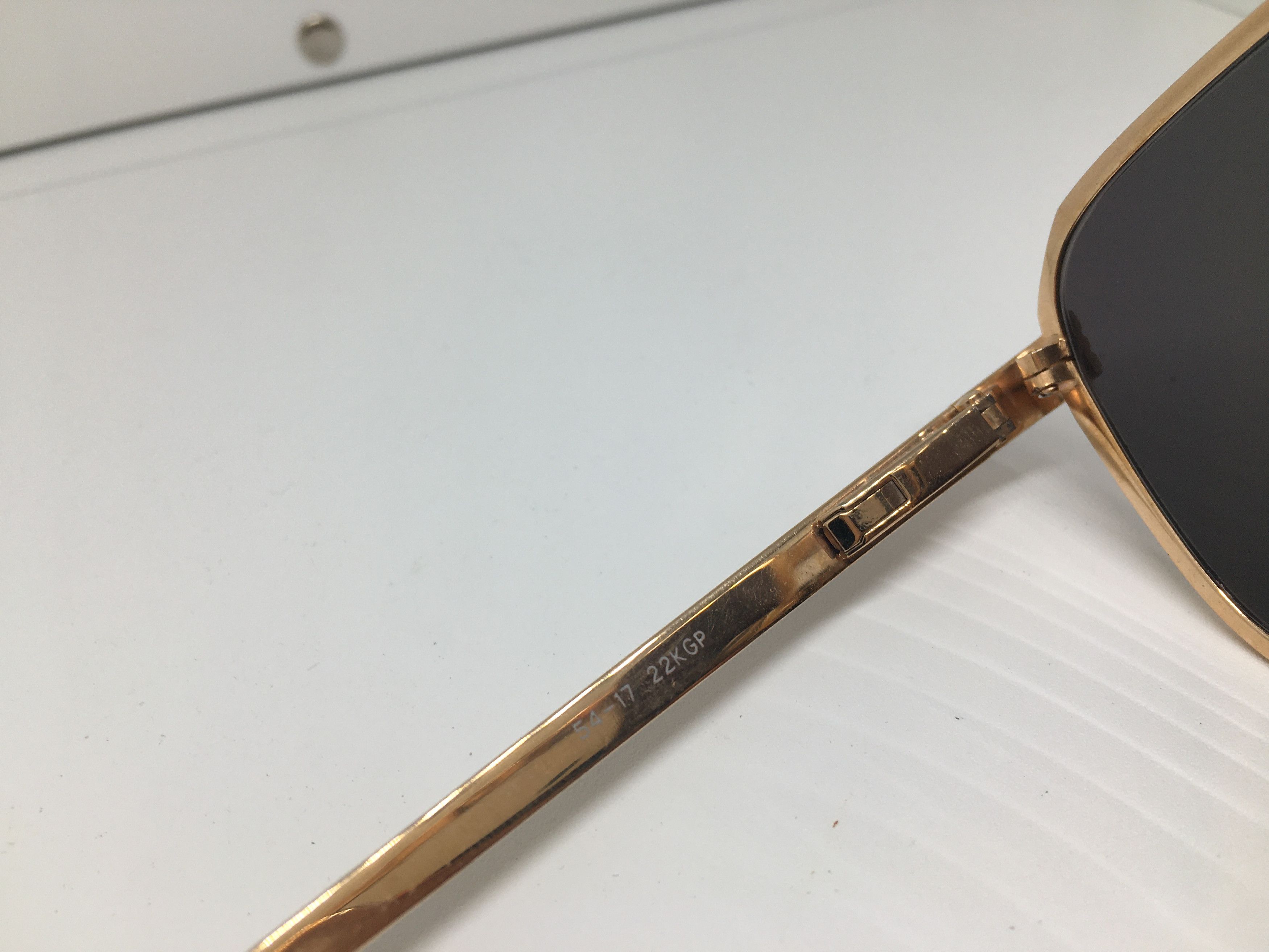 Vintage Vintage Charisma CH-104 22KGP Gold Sunglasses Frame Size ONE SIZE - 6 Thumbnail