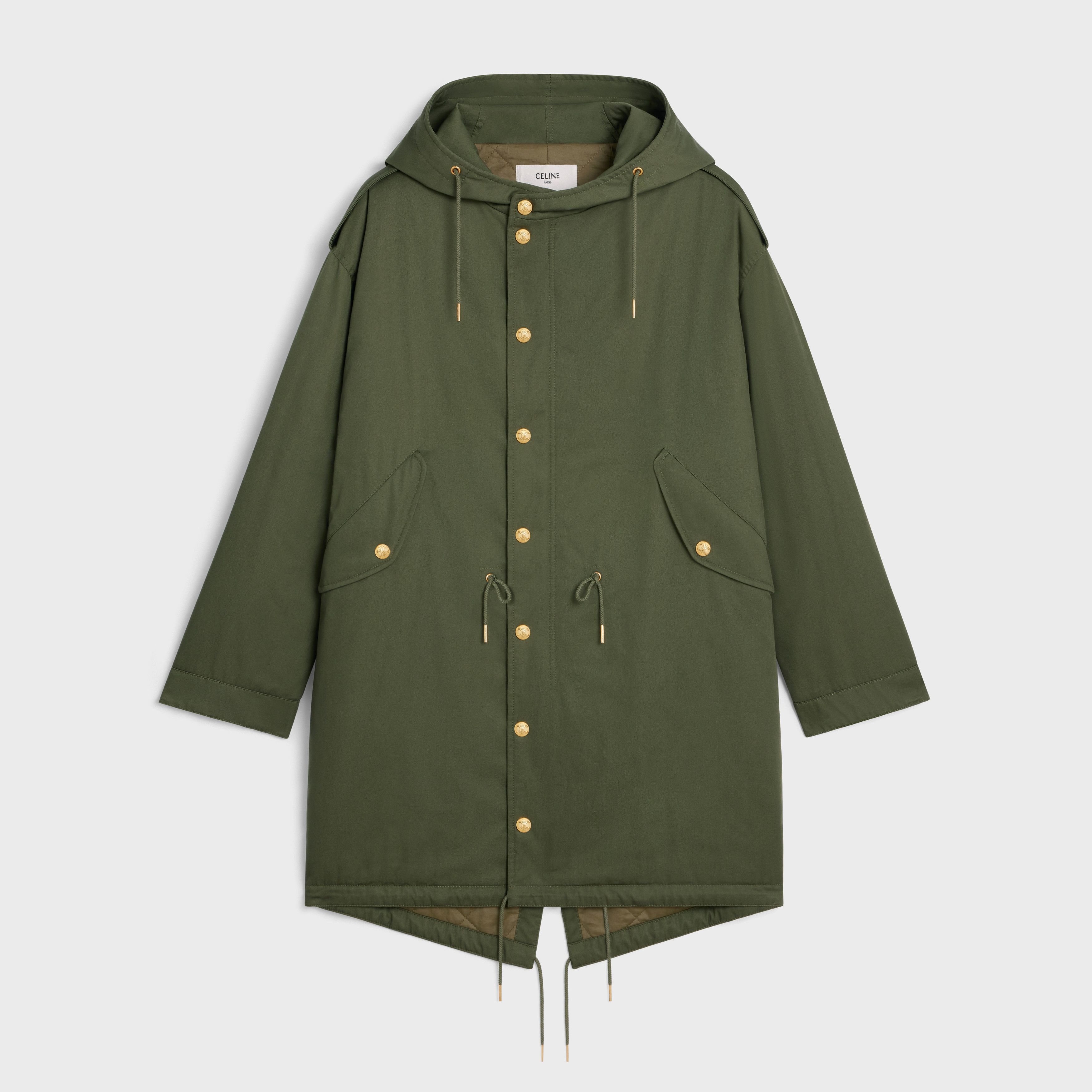 Celine military parka in technical cotton Size XS / US 0-2 / IT 36-38 - 1 Thumbnail
