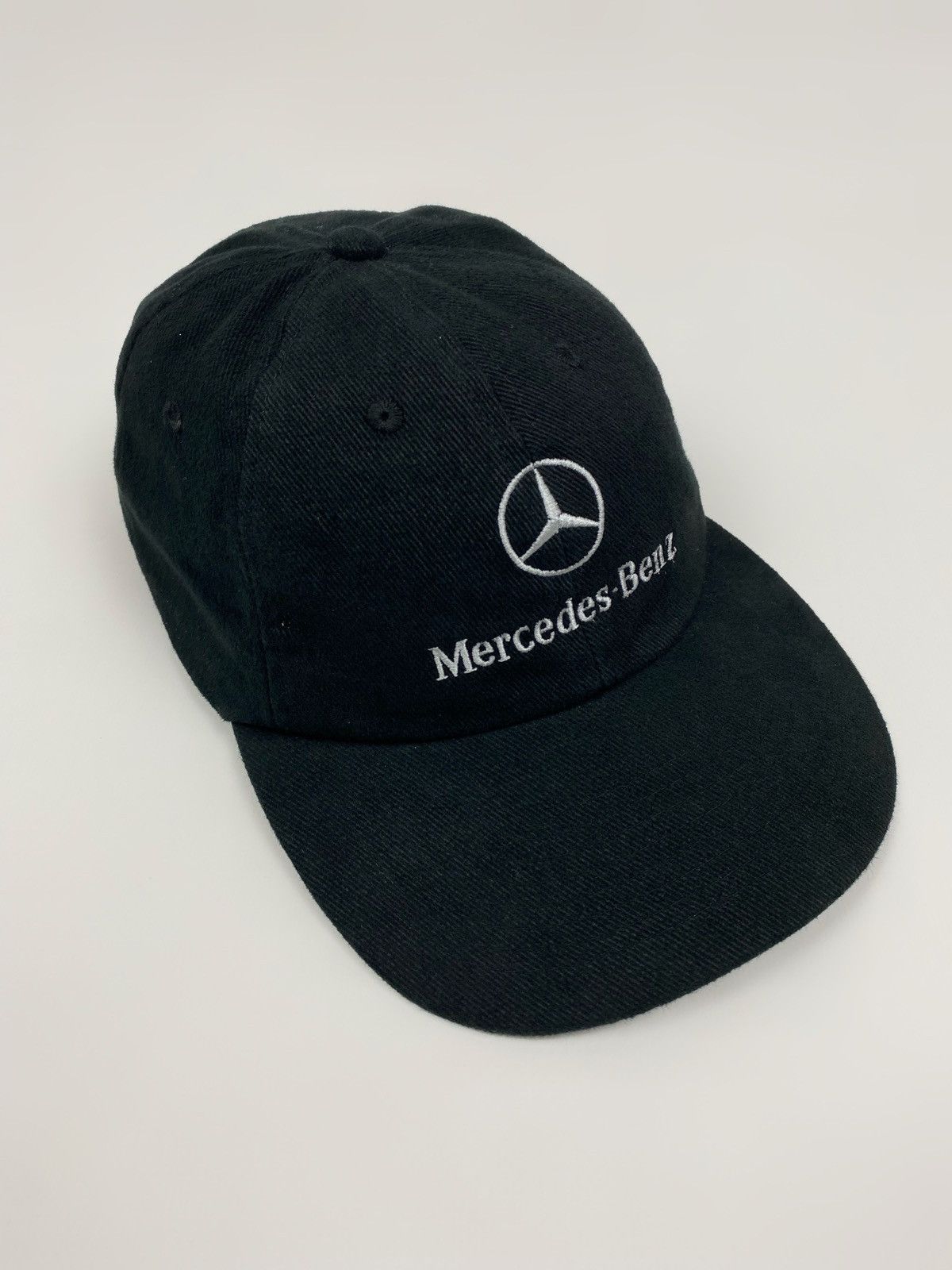 Mercedes-Benz 2000’s Vintage Mercedes Benz Embroidered Logo Strapback Hat Size ONE SIZE - 1 Thumbnail