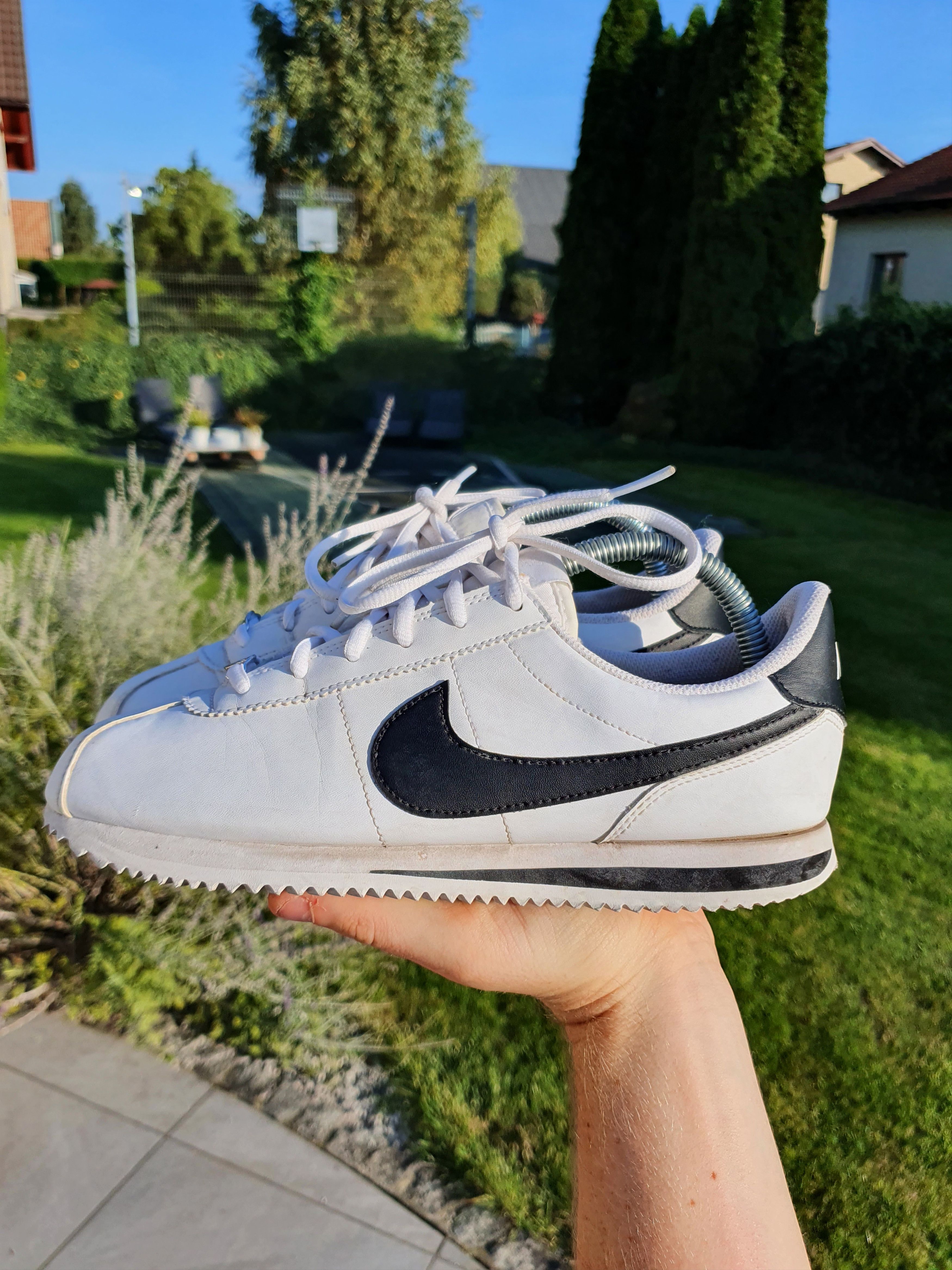 Nike 2022 Nike Cortez Basic SL White Black Los Angeles Raiders Size US 7 / IT 37 - 5 Thumbnail