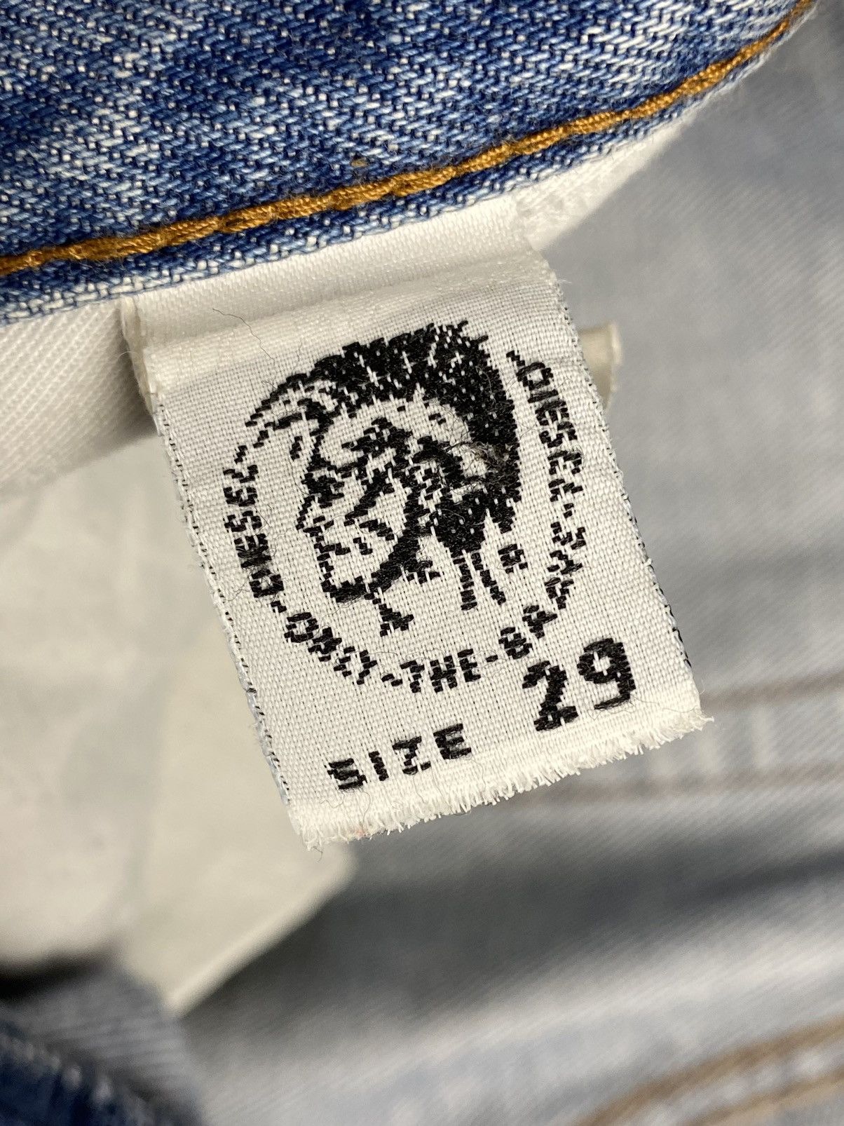 Diesel × Jean × Vintage Vintage Diesel Designer y2k baby blue Jeans Size 29 Size US 29 - 9 Thumbnail