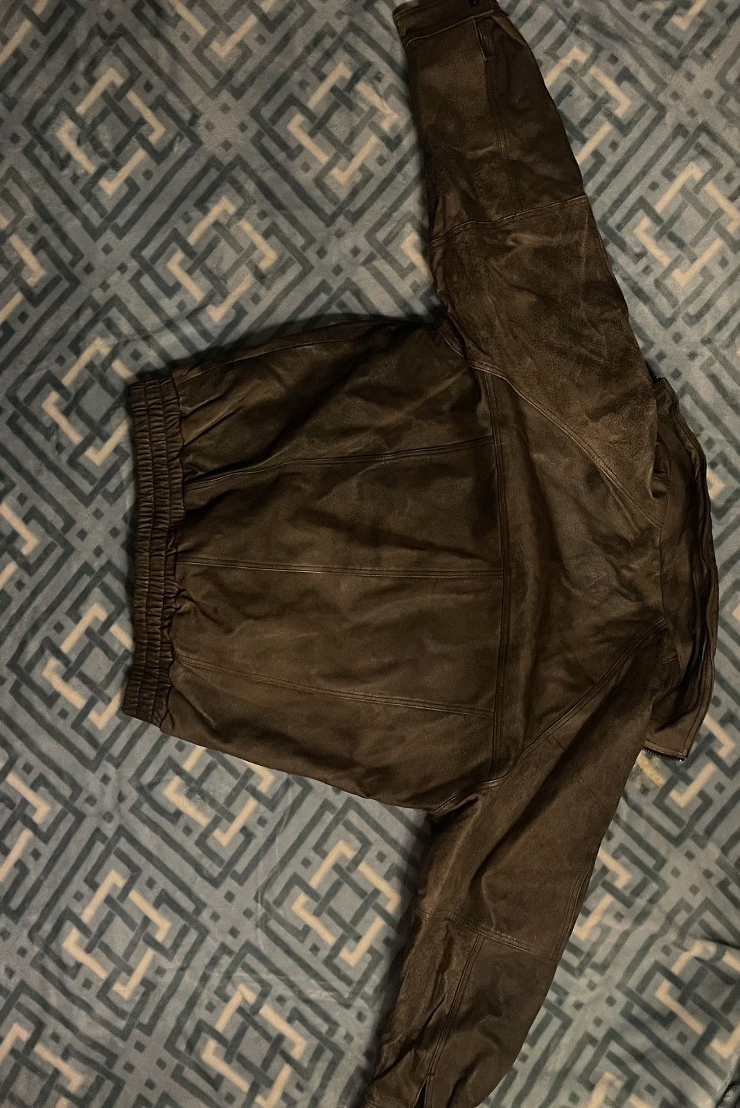 Vintage Weathered Leather Jacket Size US M / EU 48-50 / 2 - 5 Thumbnail