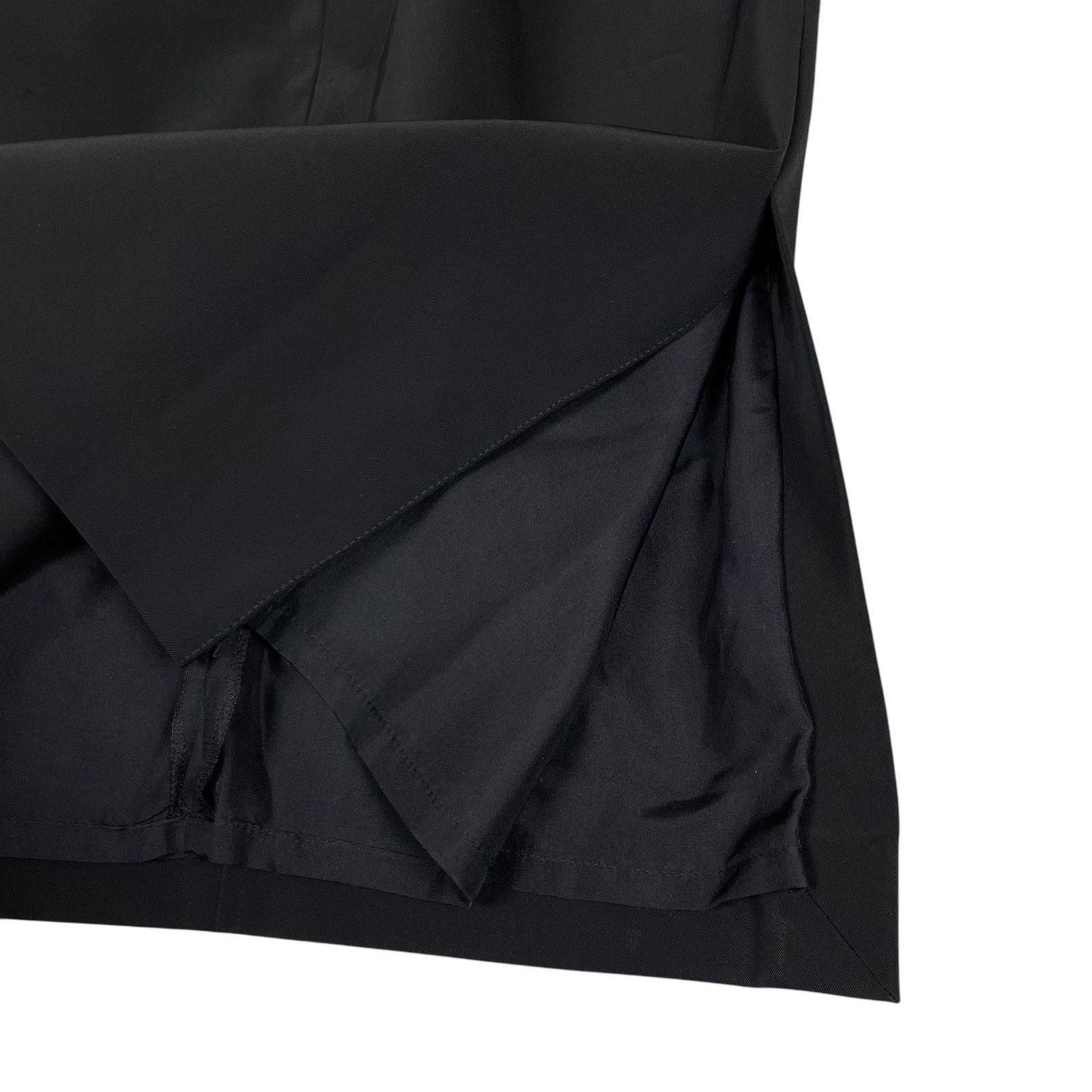 Prada Prada Women's Black Polyester Zipper Pencil Skirt 42 Size 42" / US 20 - 9 Thumbnail