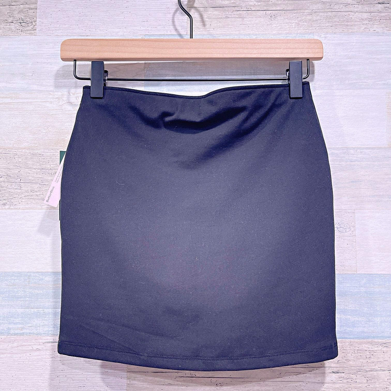 Target Basics WILD FABLE ButterBliss Mini Bodycon Skirt Black Womens XXS Size 24" / US 00 / IT 34 - 2 Thumbnail