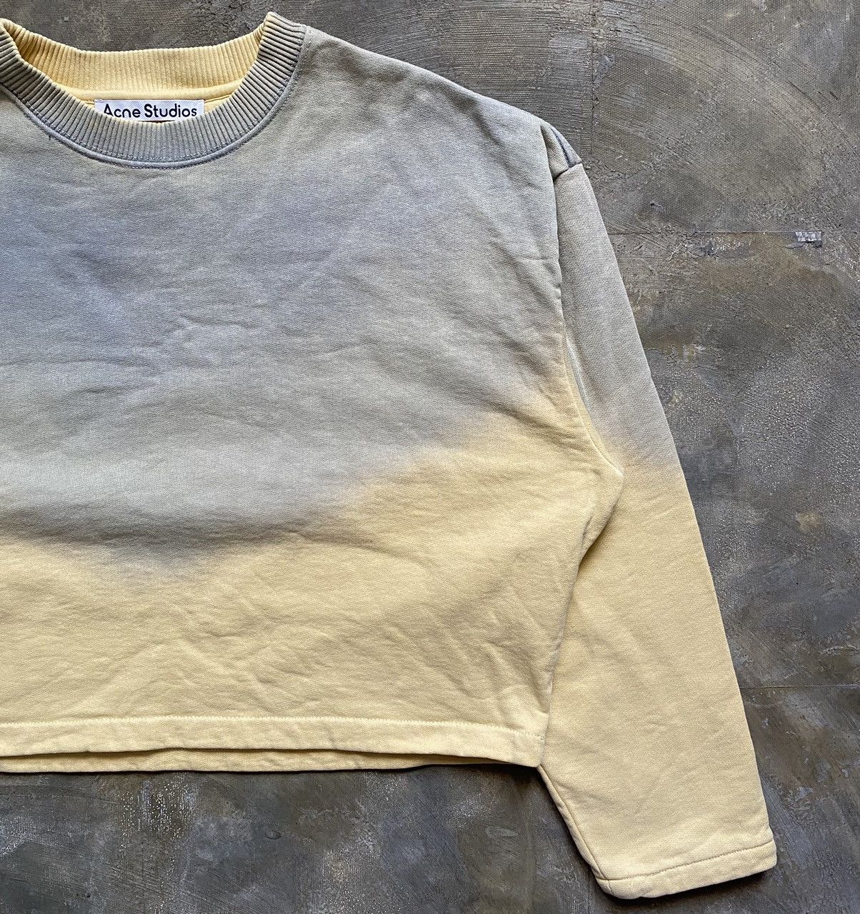 Acne Studios Acne Studios Ombre Cropped Sweater Size XS / US 0-2 / IT 36-38 - 3 Thumbnail