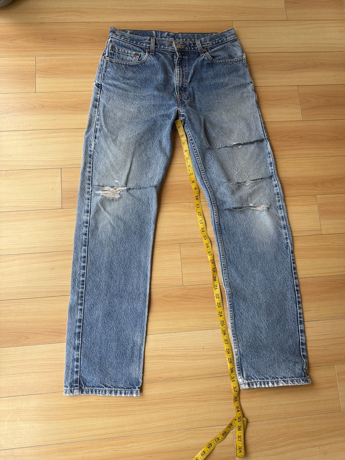 Levi's × Levi's Vintage Clothing × Vintage Vintage custom distressed levis Size US 34 / EU 50 - 3 Thumbnail