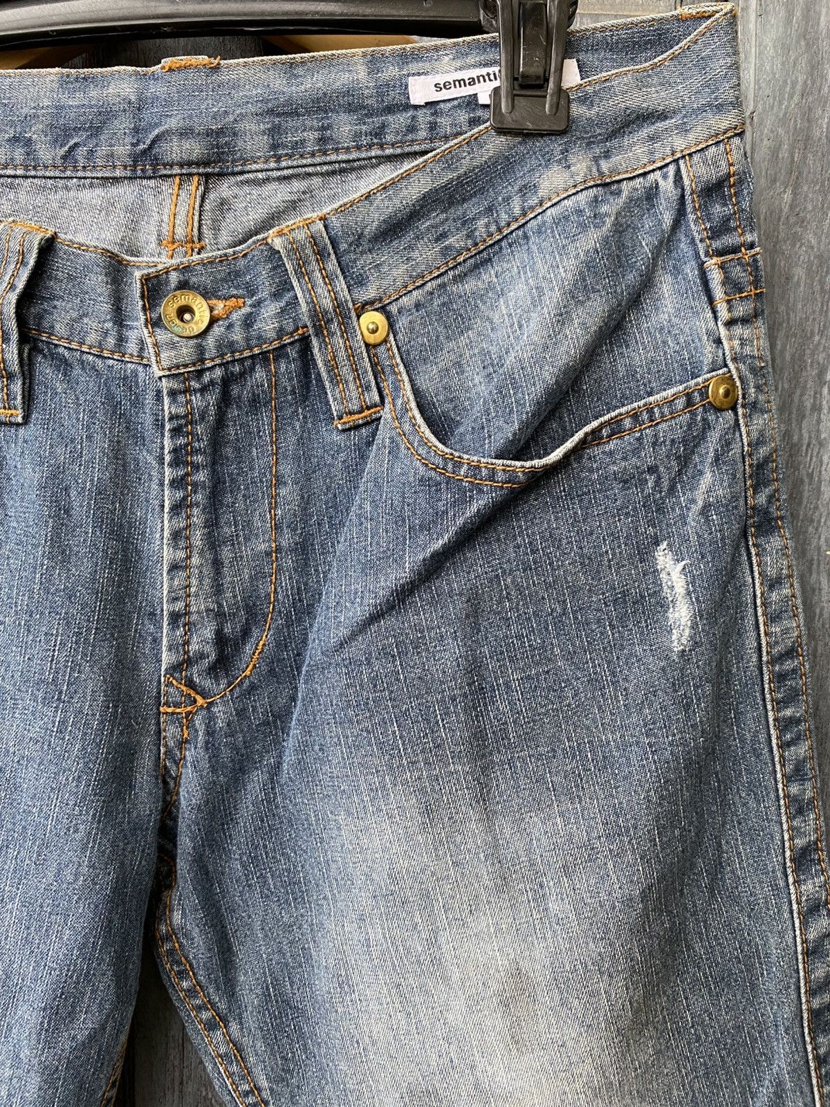 semanticdesign semanticdesign Short Jeans Denim Japanese Distressed Vintage Size US 30 / EU 46 - 4 Thumbnail