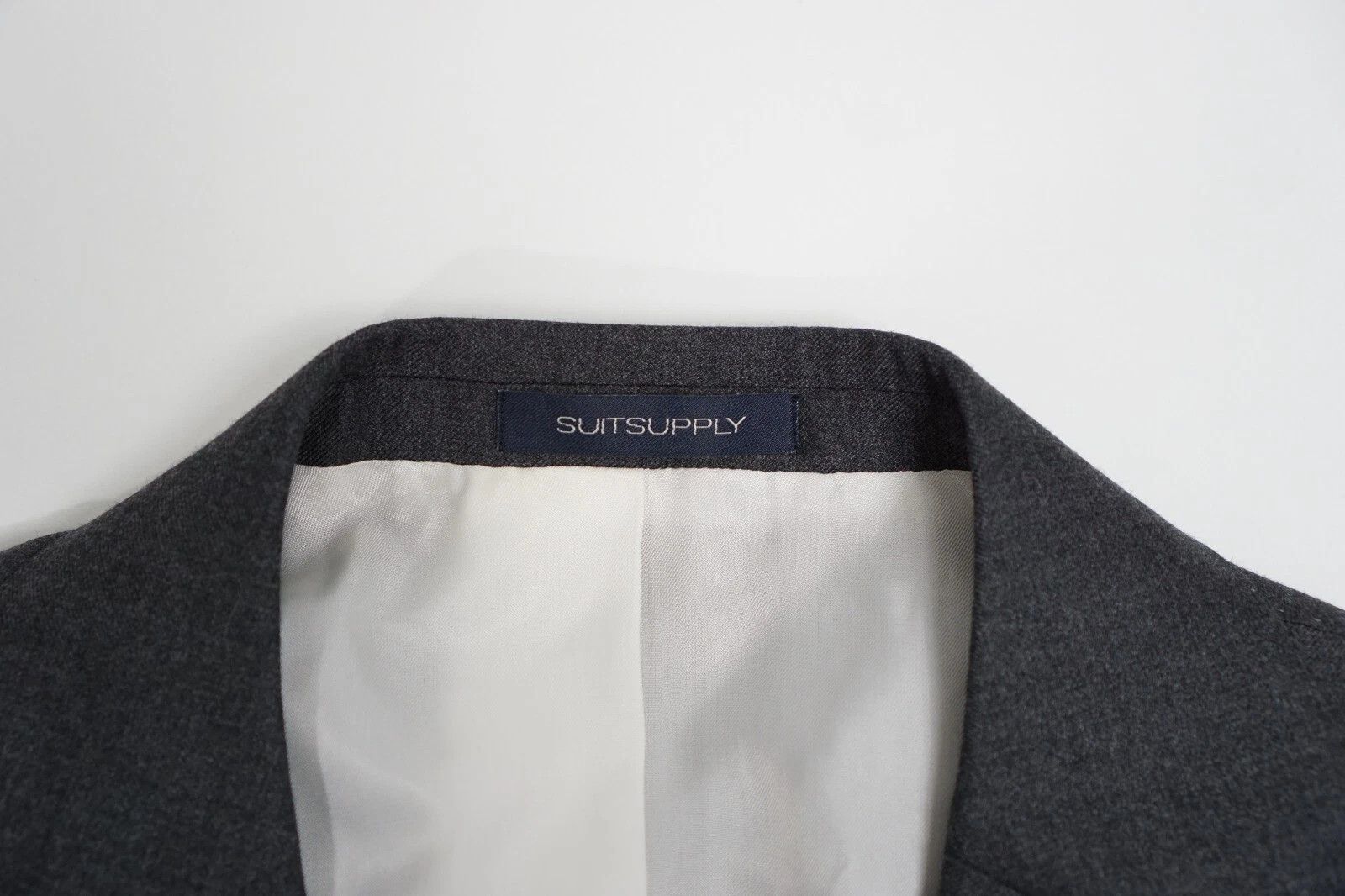 Suitsupply Men Suitsupply Suit La Spalla Sinlge Breasted Grey Wool US36 Size 36R - 3 Thumbnail