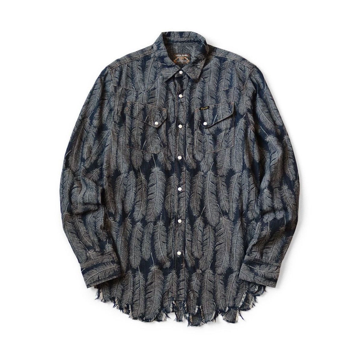 Kapital Kapital 5oz Magpie Denim Western Shirt (long sleeve) dark s2 Size US M / EU 48-50 / 2 - 3 Thumbnail