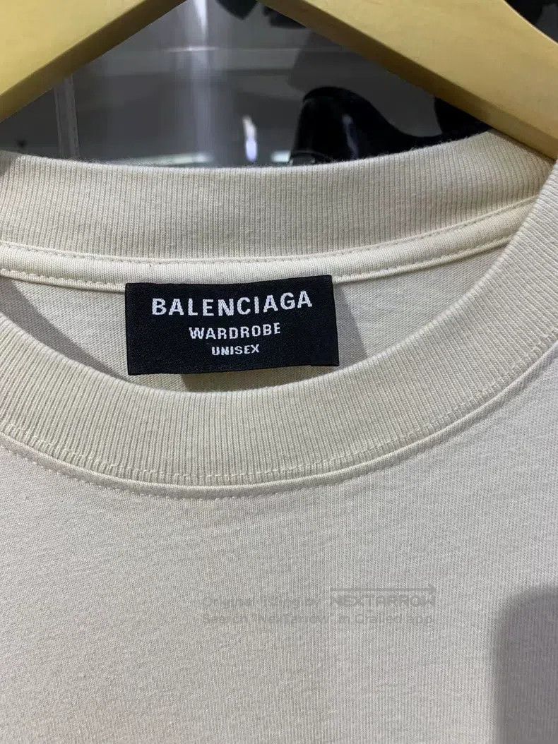 Balenciaga Balenciaga Blue Letter Logo Short Sleeve Size US S / EU 44-46 / 1 - 3 Thumbnail