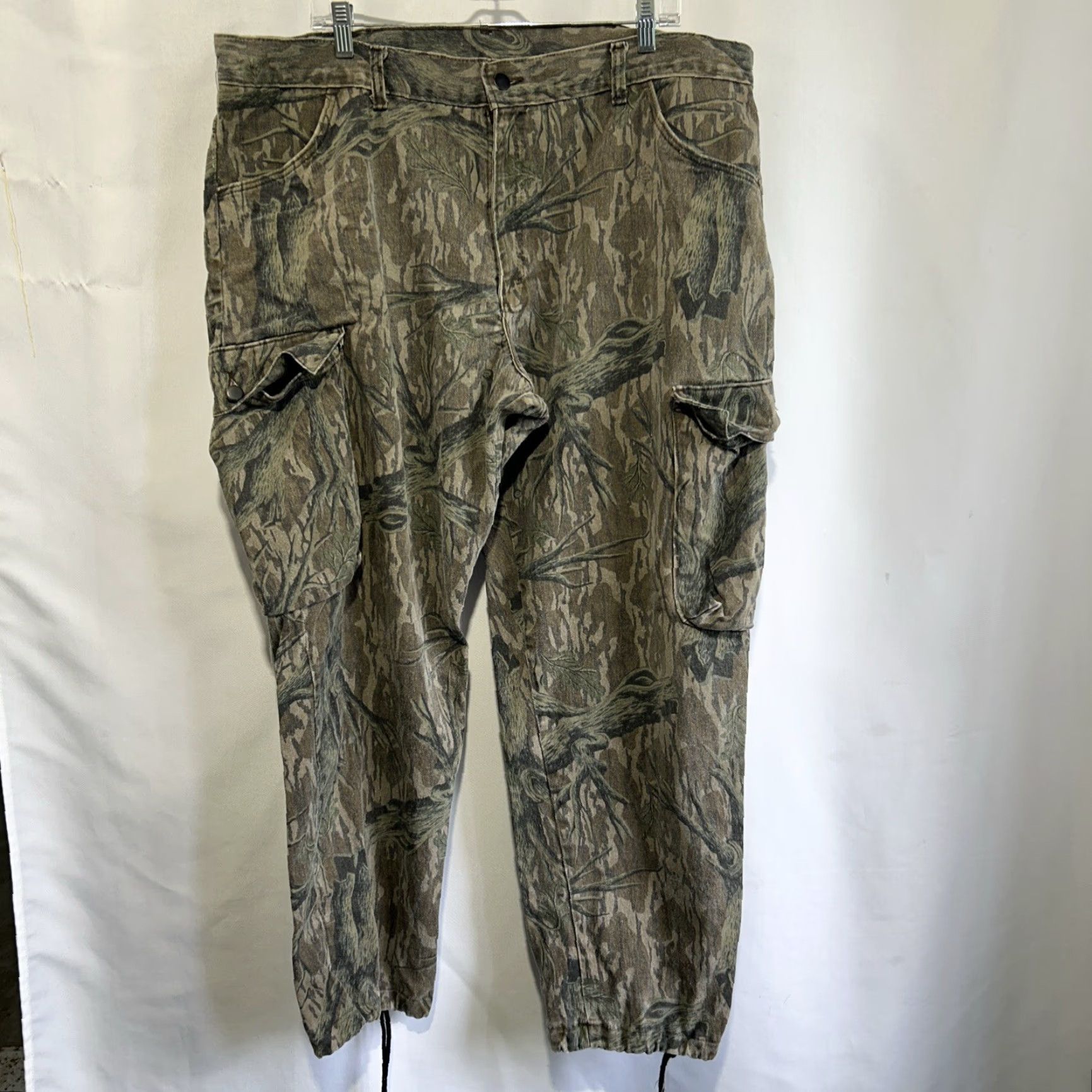 Vintage VINTAGE Mossy Oak Treestand Cargo Pants 42x30 Regular Men's Camouflage Brown 90s Mens Pants Size US 42 / EU 58 - 2 Thumbnail