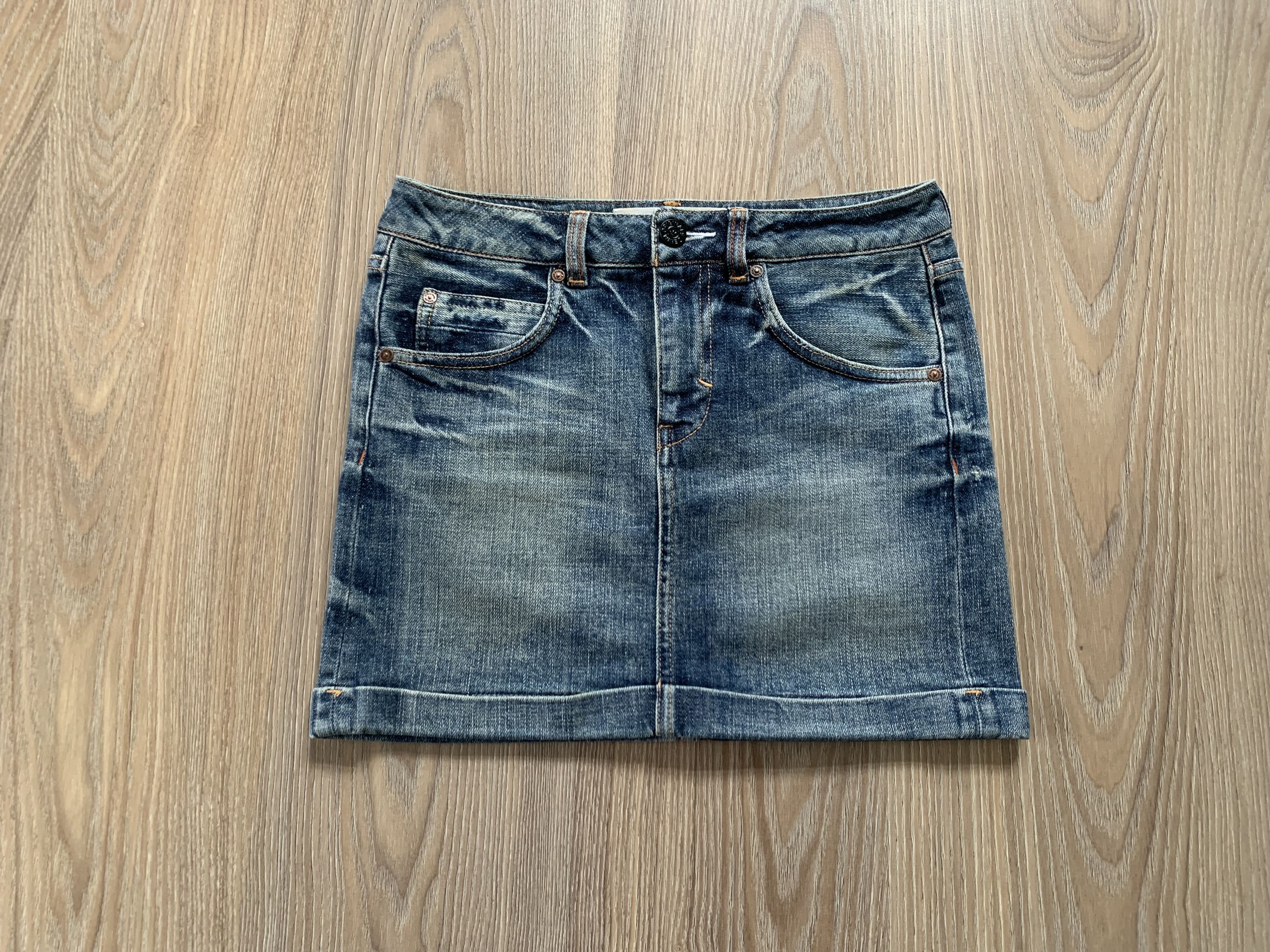 Adidas Women’s Blue Adidas Originals Denim Skirt Size US 30 / EU 46 - 1 Thumbnail