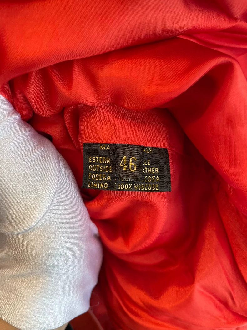 Loro Piana LORO PIANA Red leather jacket Size XL / US 12-14 / IT 48-50 - 4 Thumbnail