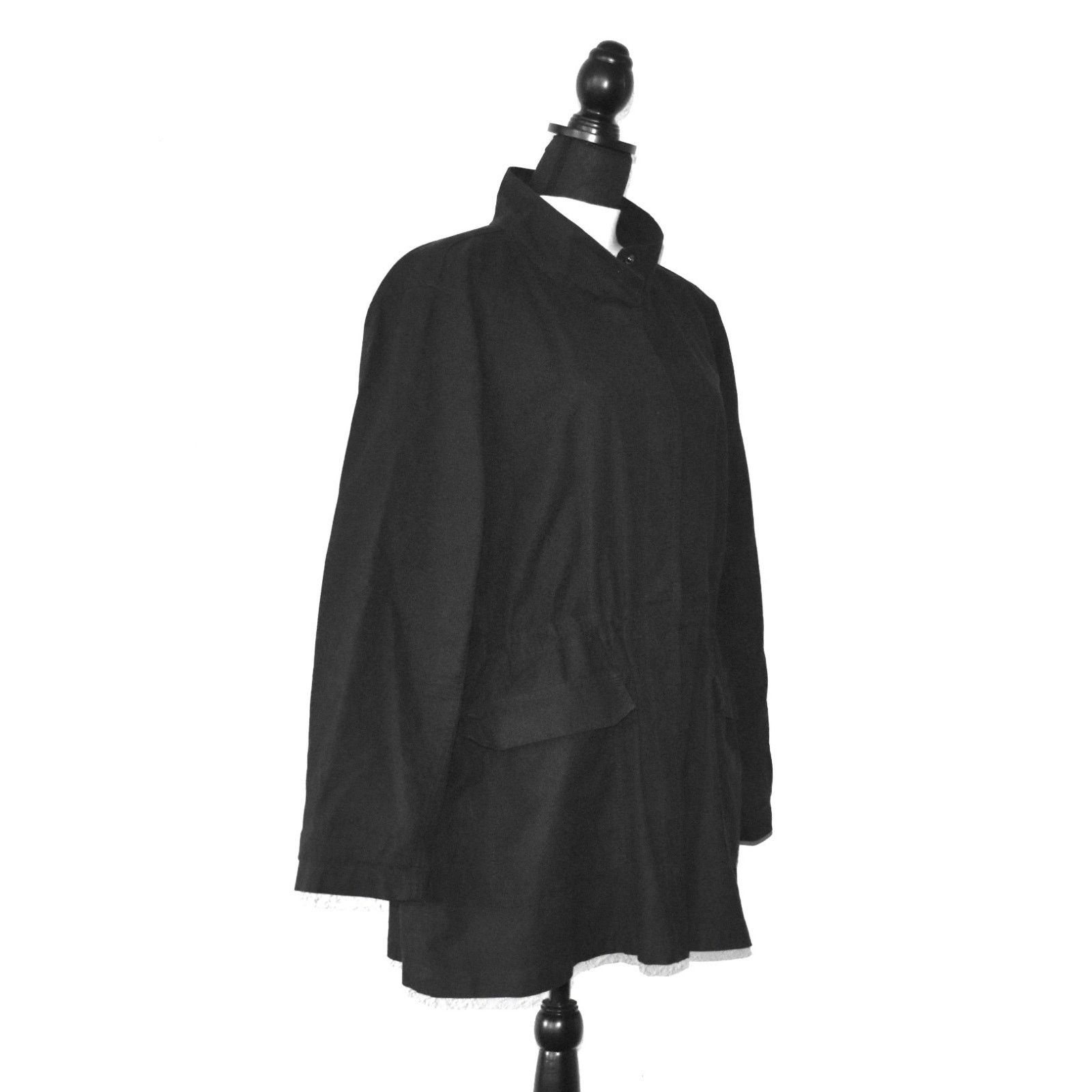 Eileen Fisher EILEEN FISHER Organic Cotton Hemp Stand Collar Jacket Sz XL Size XL / US 12-14 / IT 48-50 - 2 Thumbnail