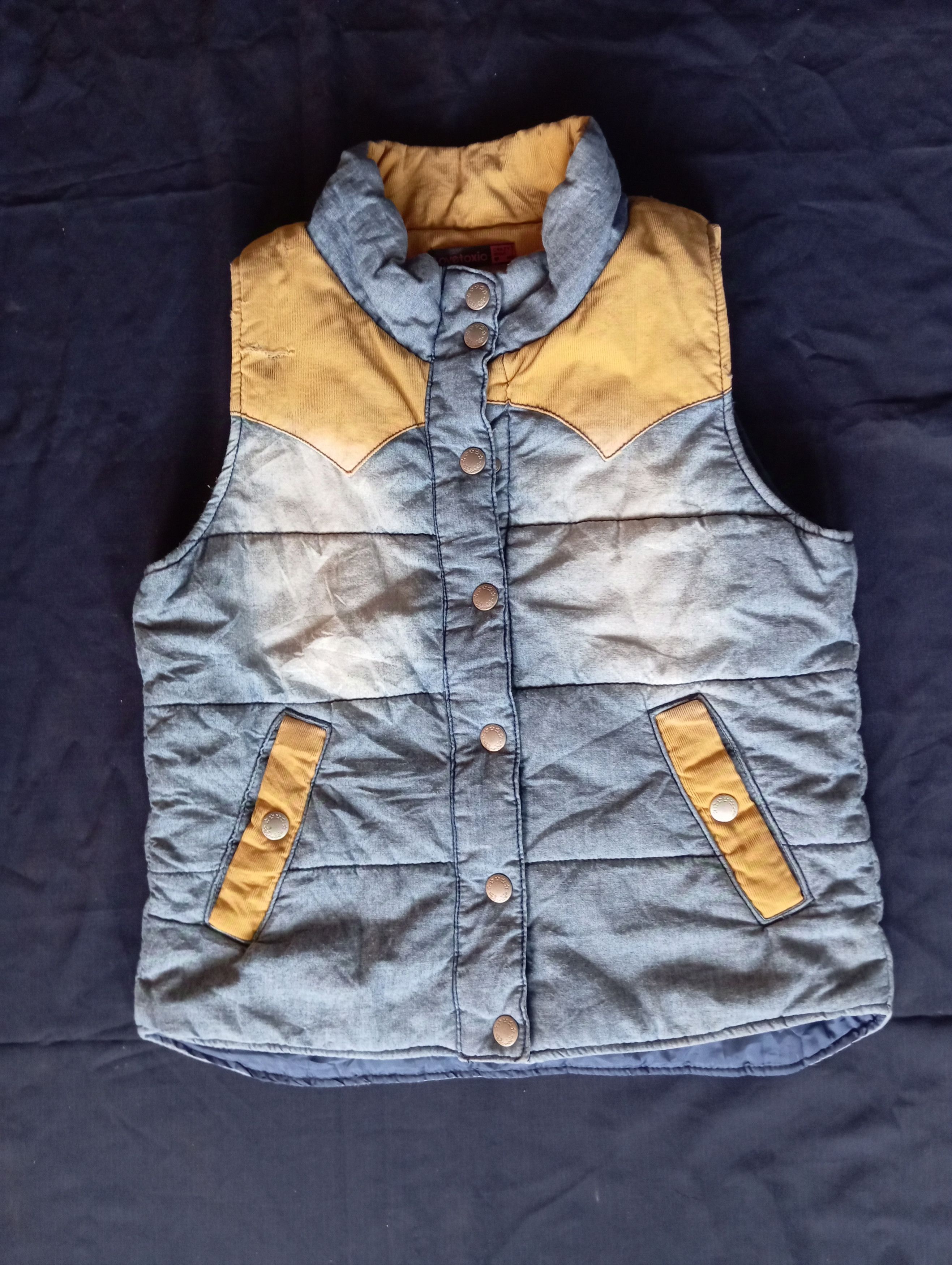 If Six Was Nine × Japanese Brand rompi outdoor japan vest puffer jacket denim Size US S / EU 44-46 / 1 - 2 Thumbnail