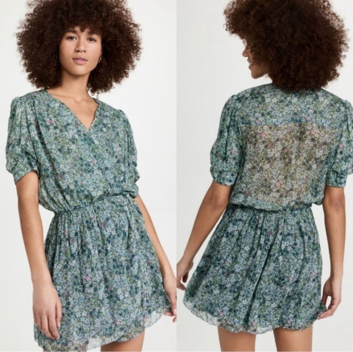 Zadig & Voltaire Zadig & Voltaire Betty Mousseline Mini Wrap Dress Size Small Size S / US 4 / IT 40 - 1 Thumbnail