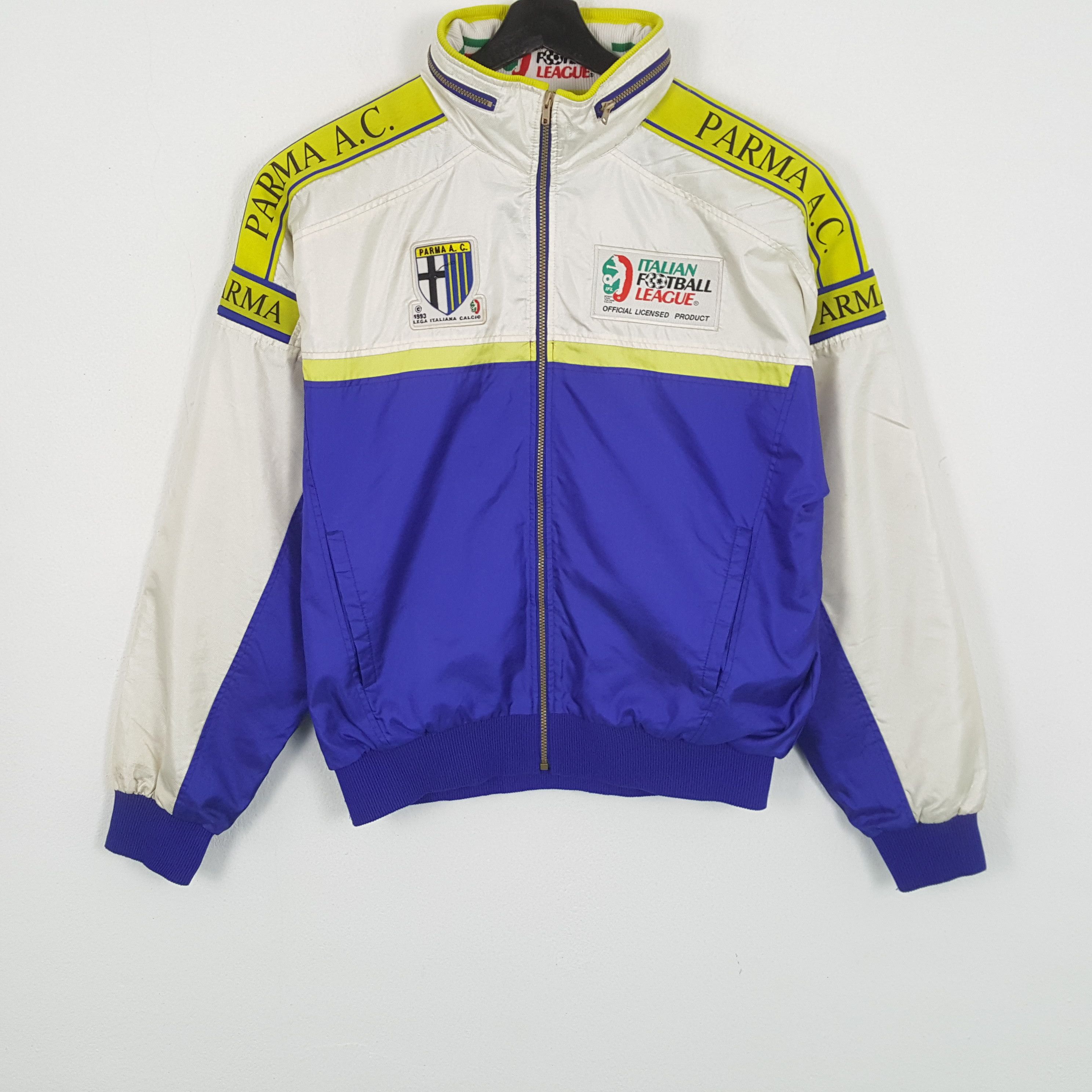 Vintage PARMA ITALIAN LEAGUE Football Club Jacket Size US L / EU 52-54 / 3 - 3 Thumbnail