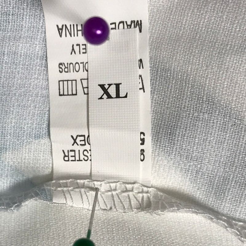 Other Floral Round Neck Button-Up Short Sleeve Blouse XL Size XL / US 12-14 / IT 48-50 - 3 Thumbnail