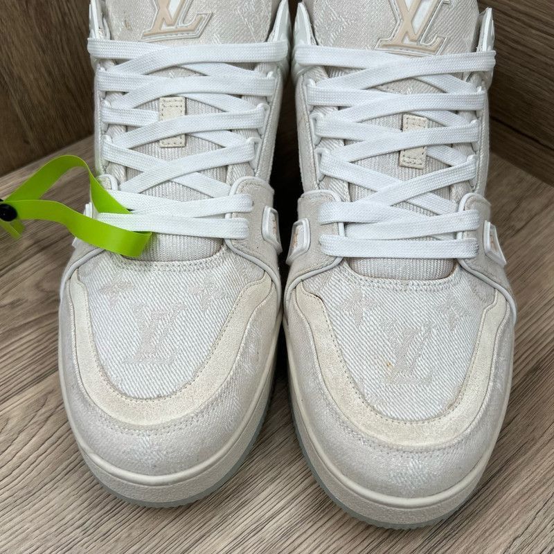 Louis Vuitton Louis Vuitton Classic Logo Trainer Sneakers for Men -2508 Size US 11 / EU 44 - 3 Thumbnail