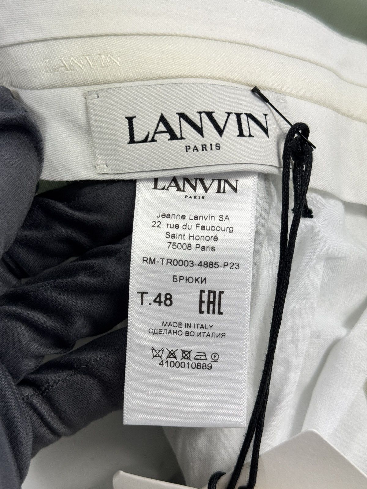 Lanvin LANVIN PISTACHIO GREEN SUIT AND JACKET SET Size 48R - 13 Thumbnail