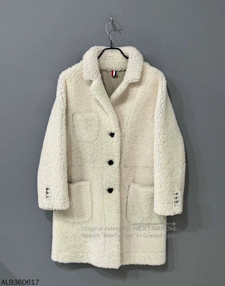 Thom Browne Reversible Shearling Coat by Thom Browne . Size US M / EU 48-50 / 2 - 3 Thumbnail