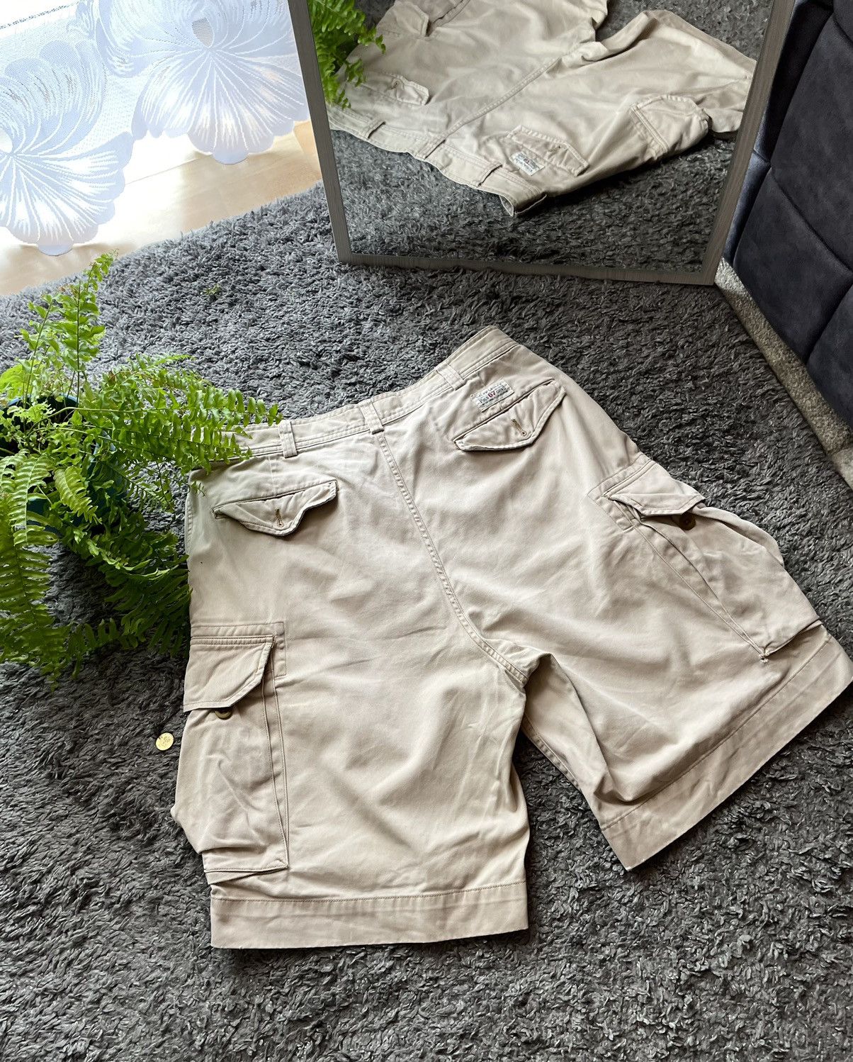 Polo Ralph Lauren × Vintage Polo Ralph Lauren Shorts Streetwear Vintage Rare Logo Cargo Size US 34 / EU 50 - 2 Thumbnail