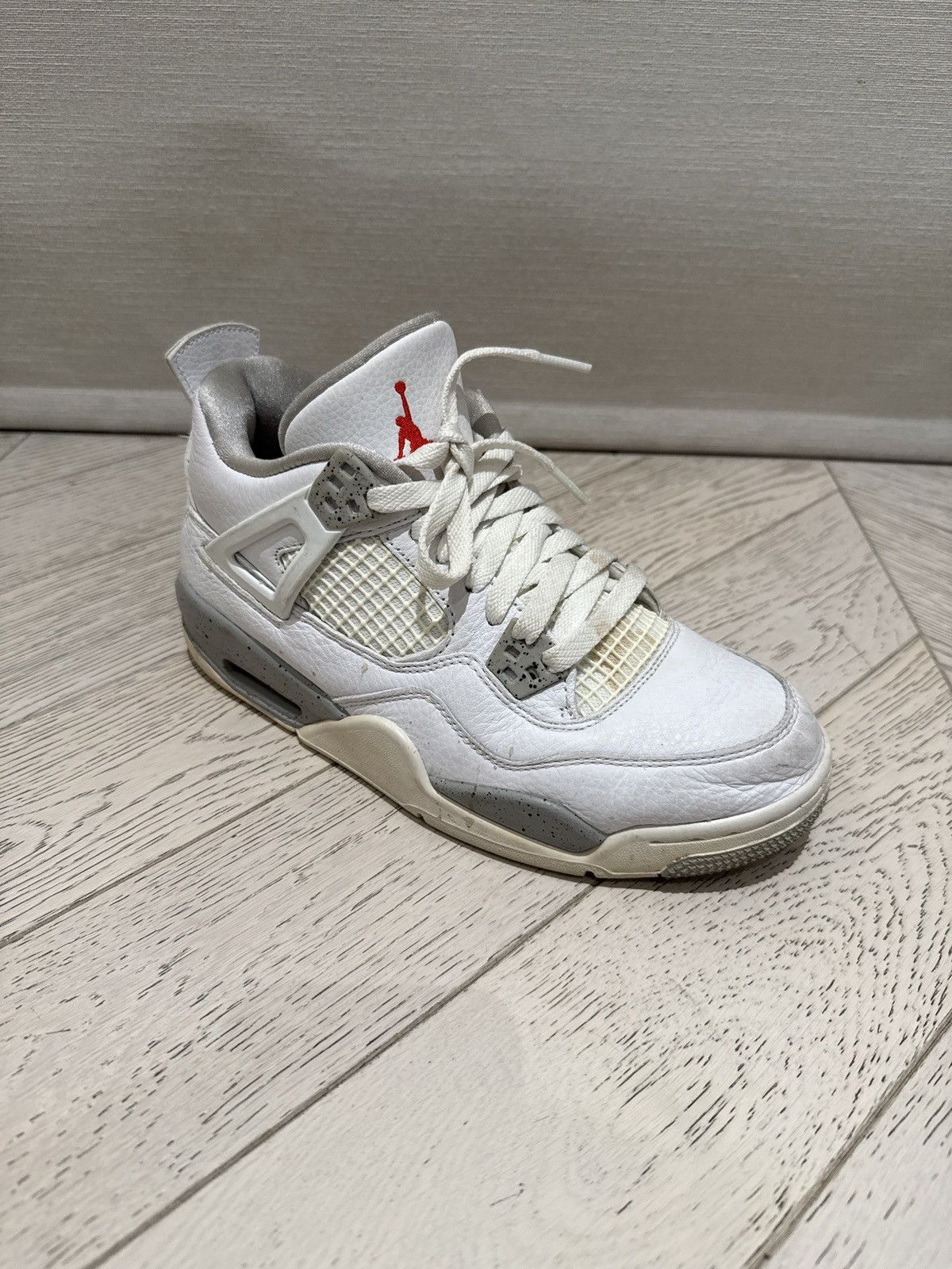 Nike Air Jordan 4 Retro GS ‘White Oreo’ Size US 6.5 / EU 39-40 - 1 Thumbnail