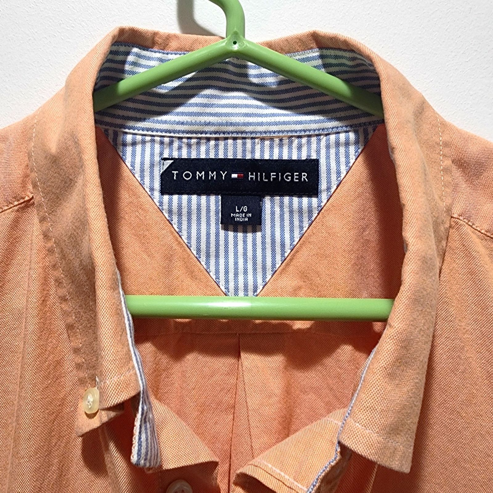 Tommy Hilfiger Tommy Hilfiger Salmon Button Casual Shirt L Size US L / EU 52-54 / 3 - 5 Thumbnail
