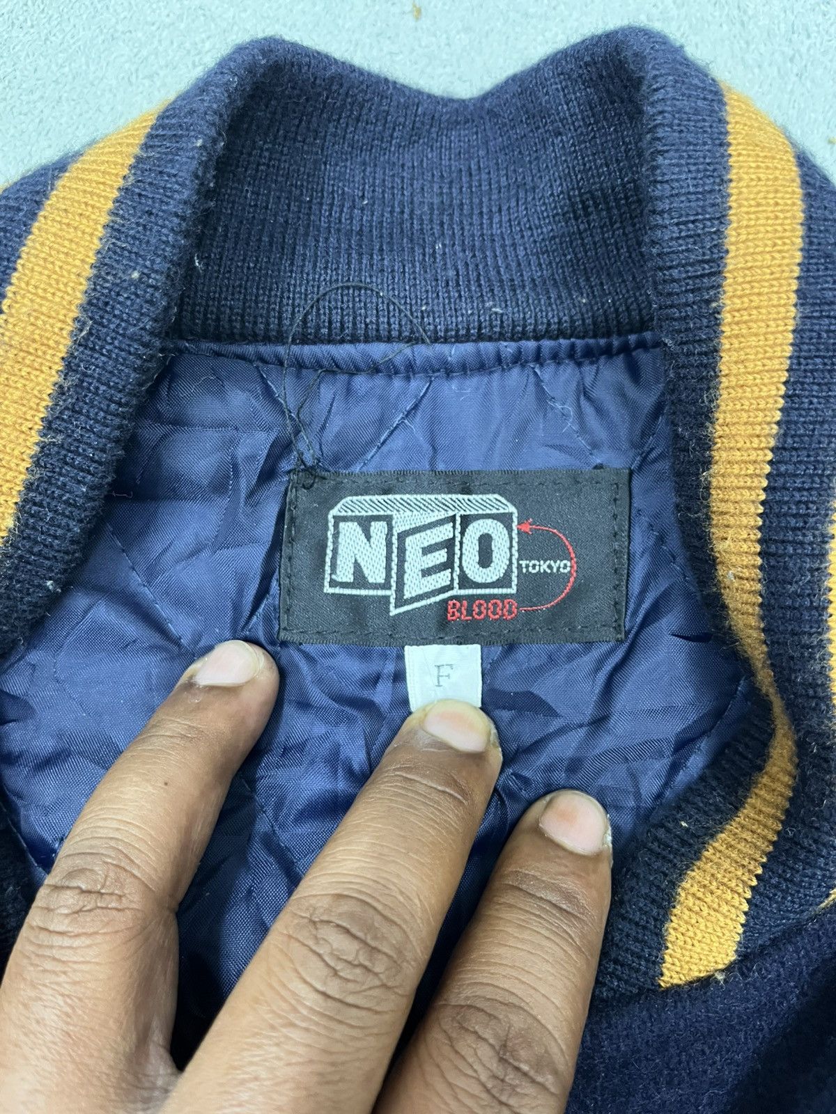 Japanese Brand ARCHIVE🔥NEO BLOOD VARSITY JACKET Size US M / EU 48-50 / 2 - 11 Thumbnail