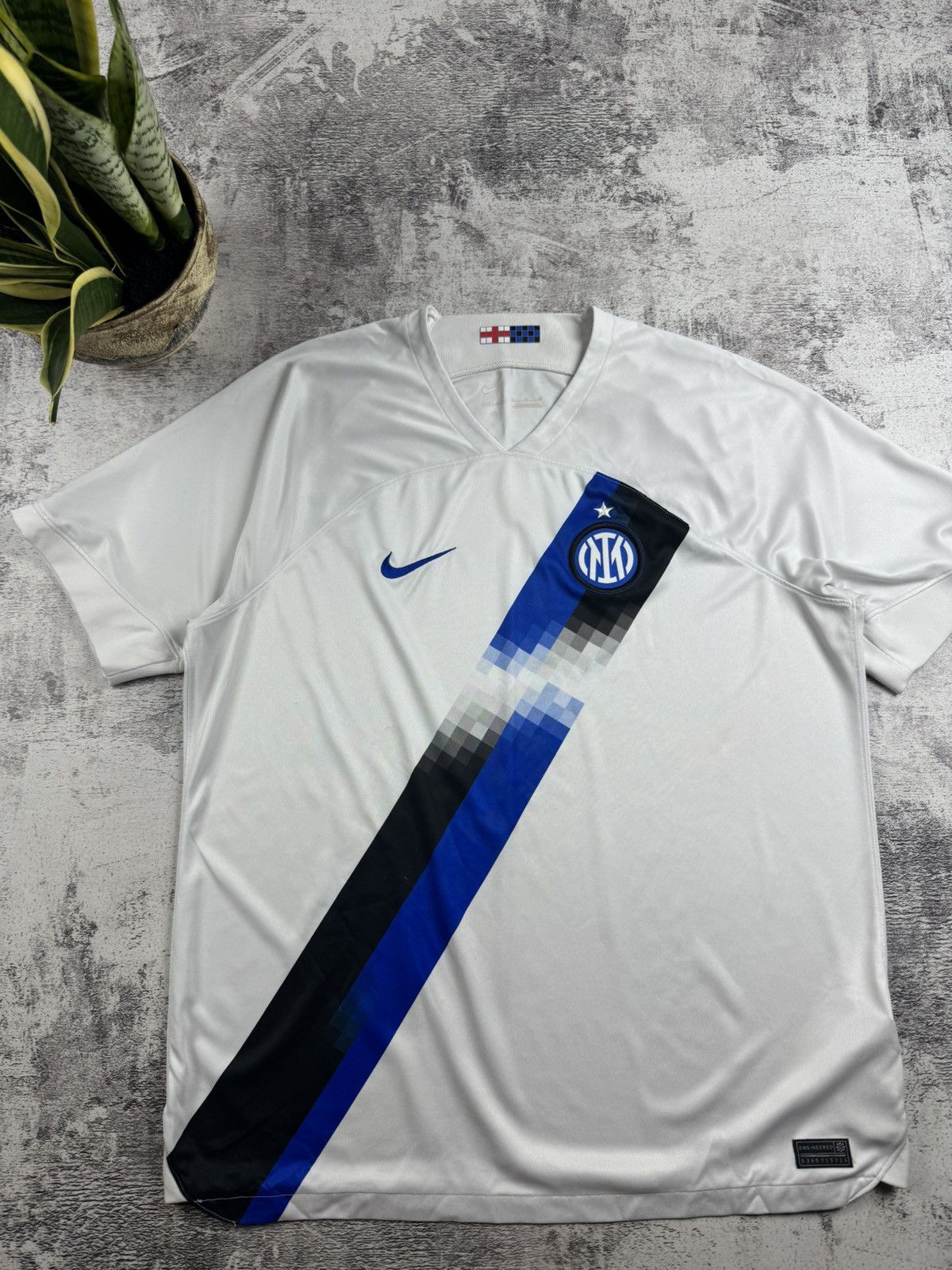 Nike Inter Milan 2023 2024 Nike White Soccer Football Men’s XL Away Men Shirt Jersey Size US XL / EU 56 / 4 - 4 Thumbnail