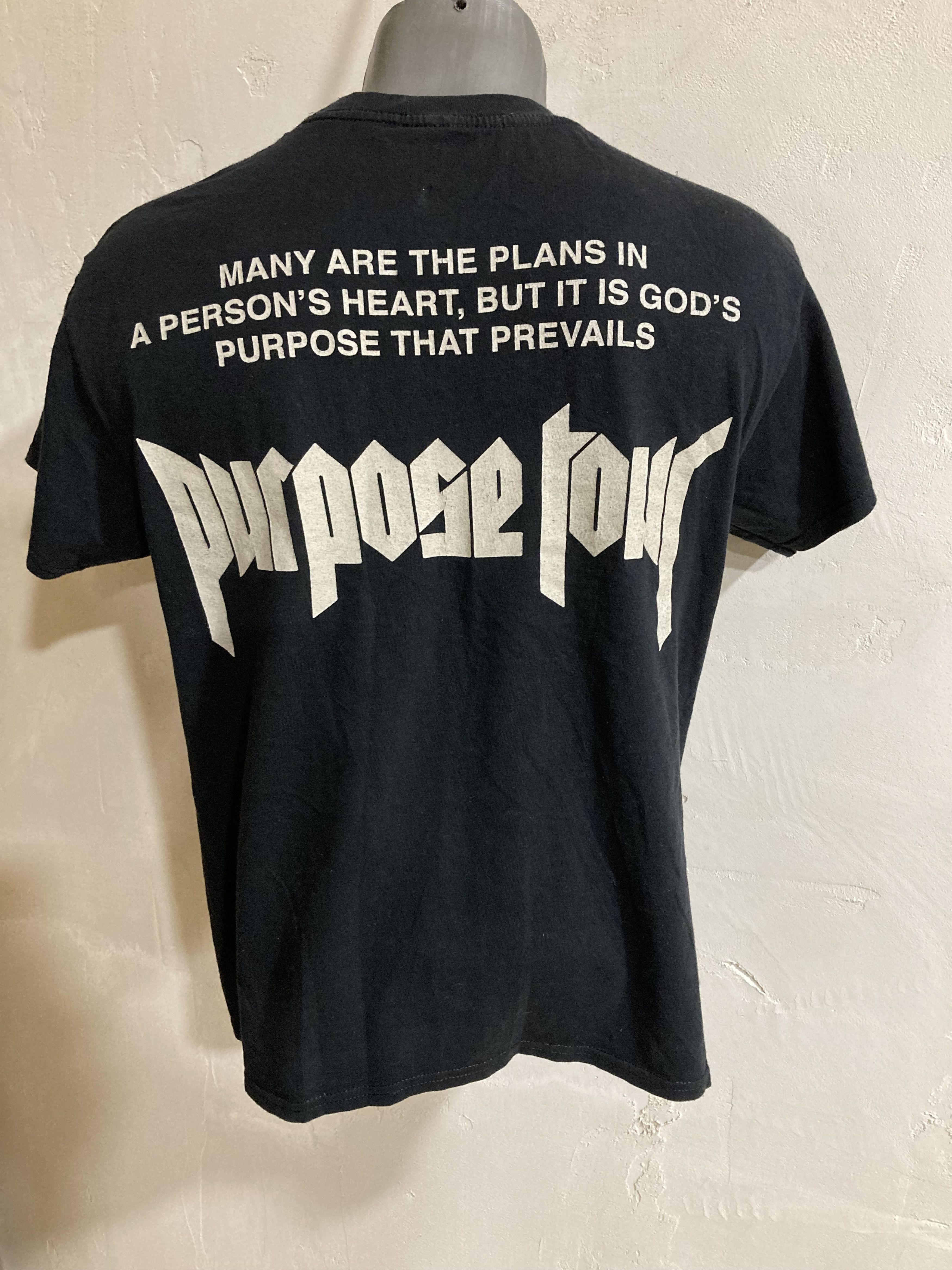 Justin Bieber Justin Bieber 💎Purpose Tour 2016 Concert Tee Shirt Size US M / EU 48-50 / 2 - 2 Thumbnail
