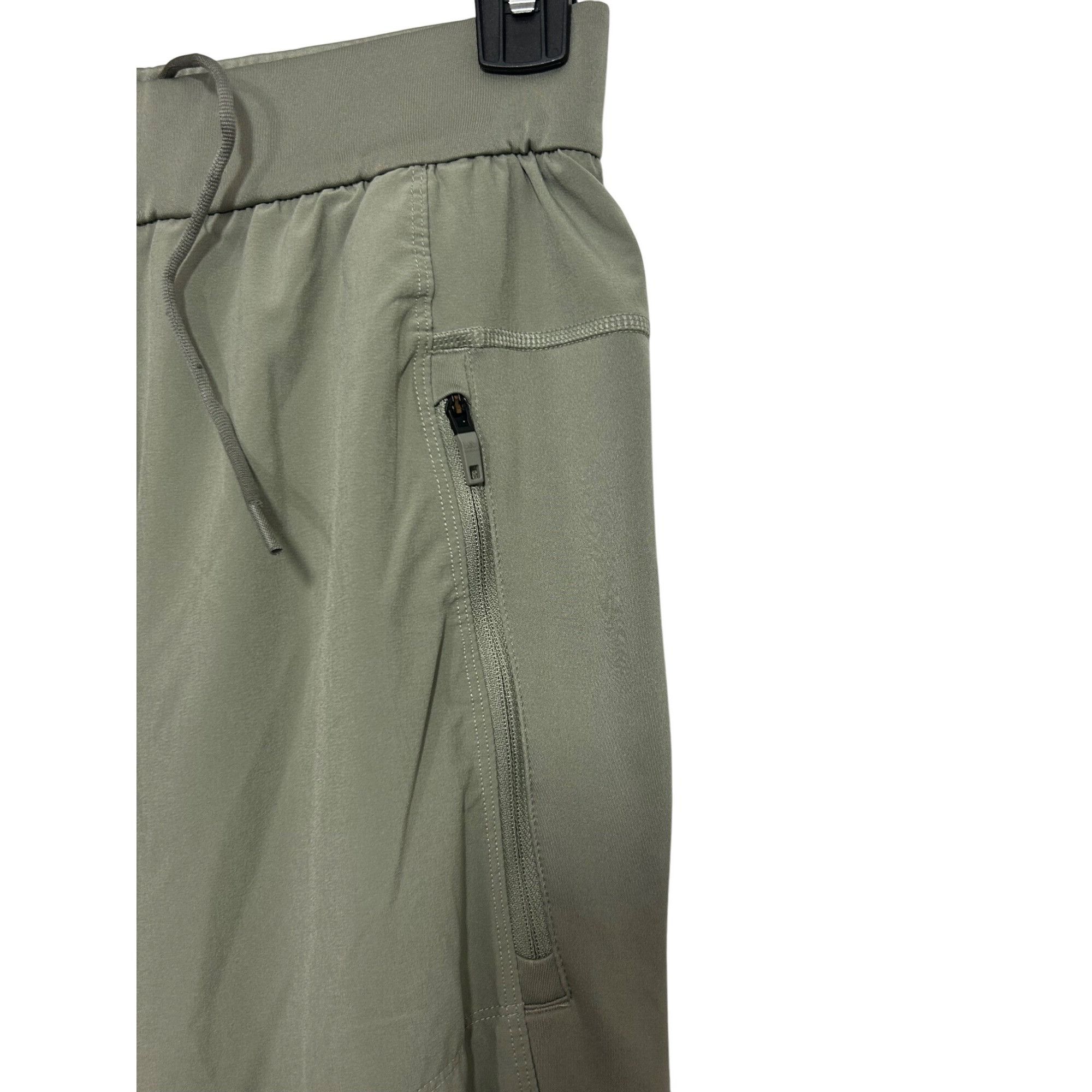 Adidas Adidas Womens Joggers S Sage Green Logo AEROREADY Drawstring Size 25" / US 0 / IT 36 - 13 Thumbnail