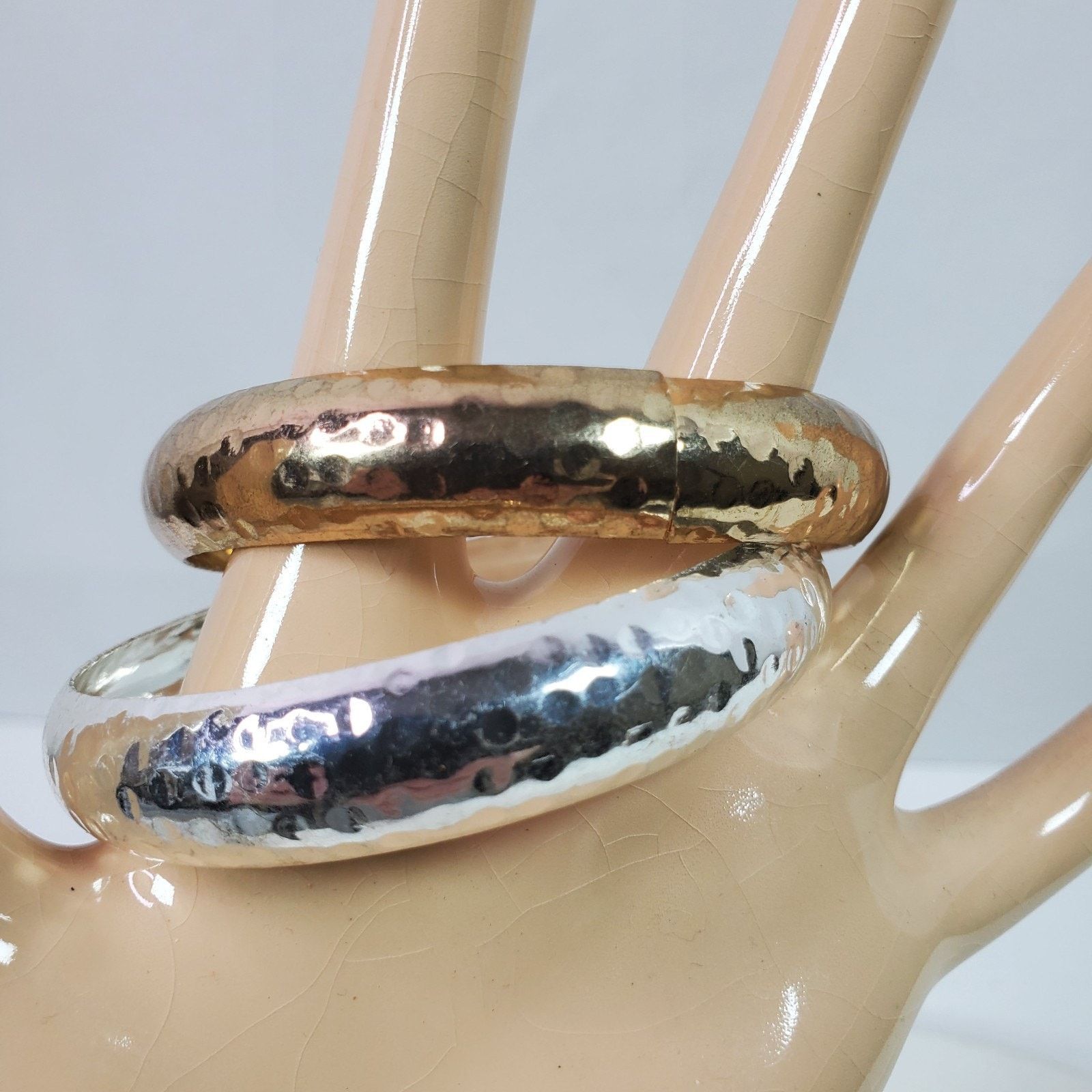 The Unbranded Brand Casual Career 2 Gold & Silver Tone Bangles NOS Size ONE SIZE - 2 Thumbnail