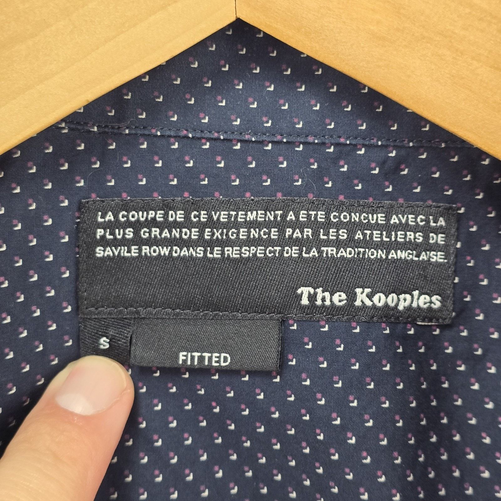 The Kooples The Kooples Shirt Mens Small Fitted Western Pearl Snap Size US S / EU 44-46 / 1 - 5 Thumbnail