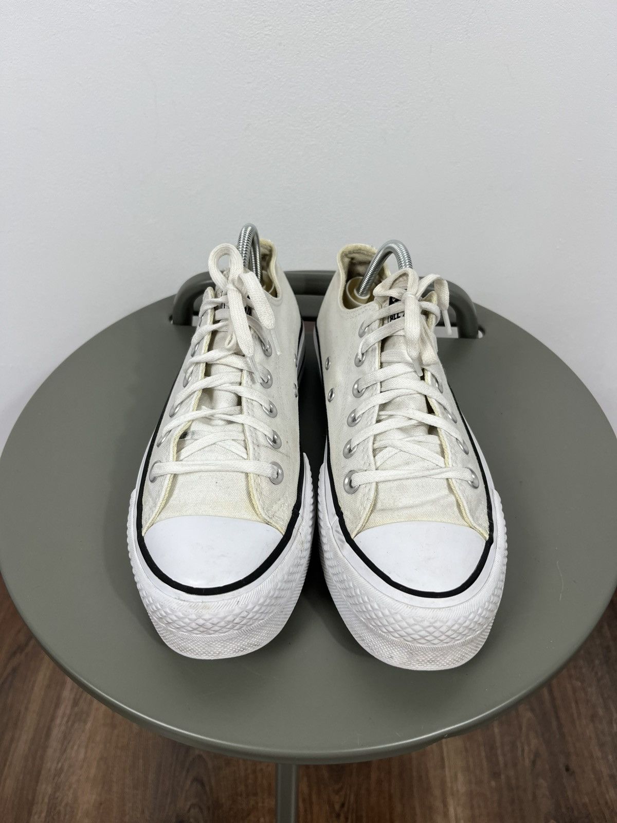 Converse Converse Platform Canvas Sneakers White High Sole 38 US 7.5 Size US 7.5 / IT 37.5 - 2 Thumbnail
