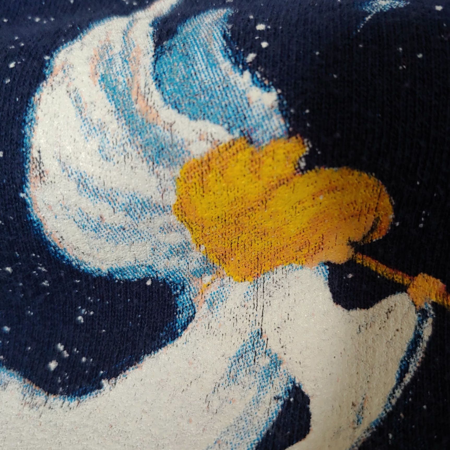 Vintage VINTAGE Artisans Sweatshirt Christmas Angel Blue Cotton Blend All Over Print Pullover Women Small Holiday Christmas Size S / US 4 / IT 40 - 6 Thumbnail