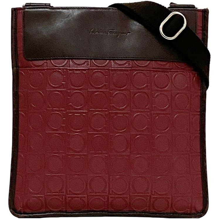 Salvatore Ferragamo SALVATORE FERRAGAMO Shoulder Bag Red Leather Size ONE SIZE - 1 Thumbnail