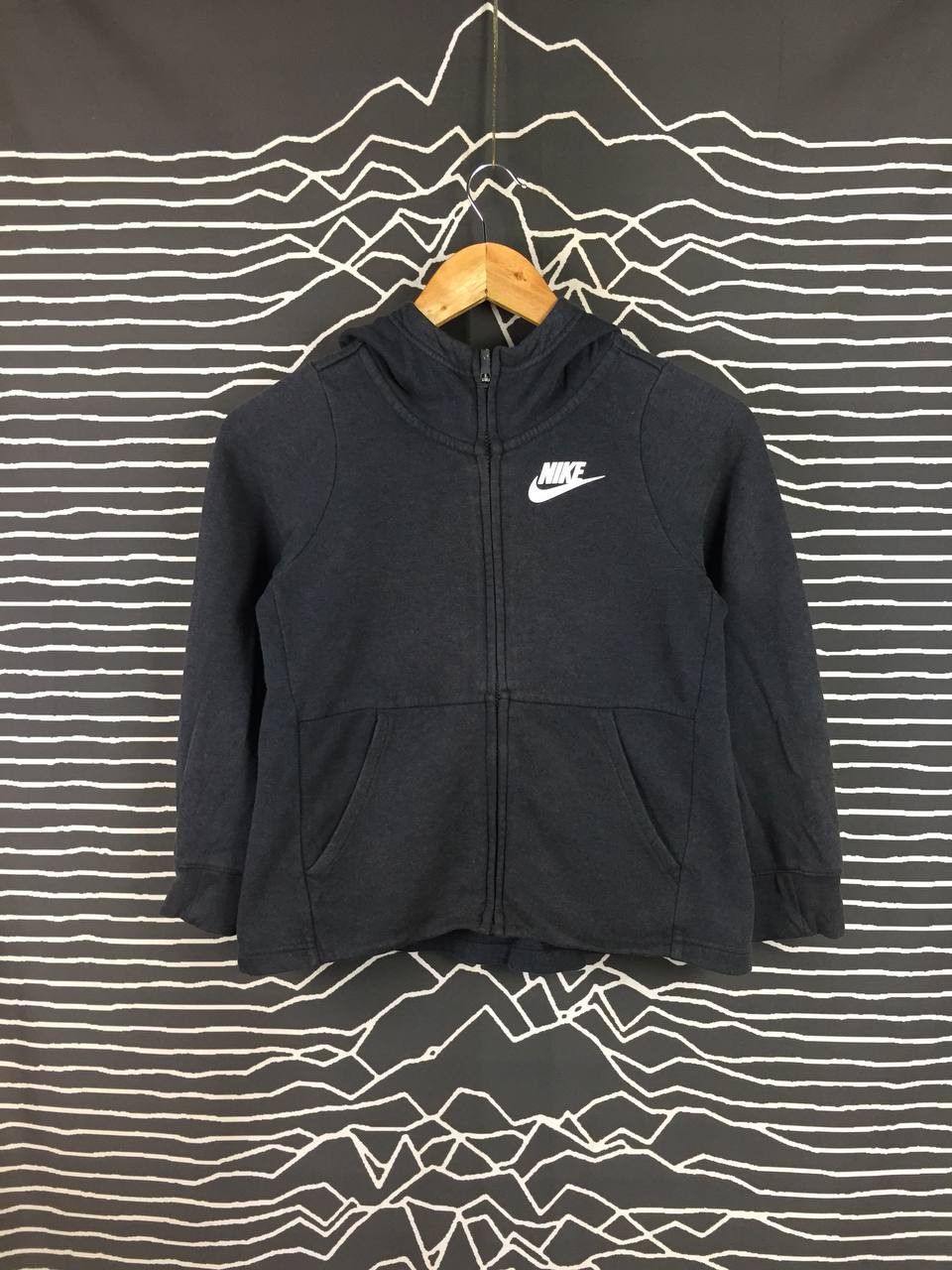 Nike Nike Sportswear Essential Black Zip Up Hoodie Size S / US 4 / IT 40 - 2 Thumbnail