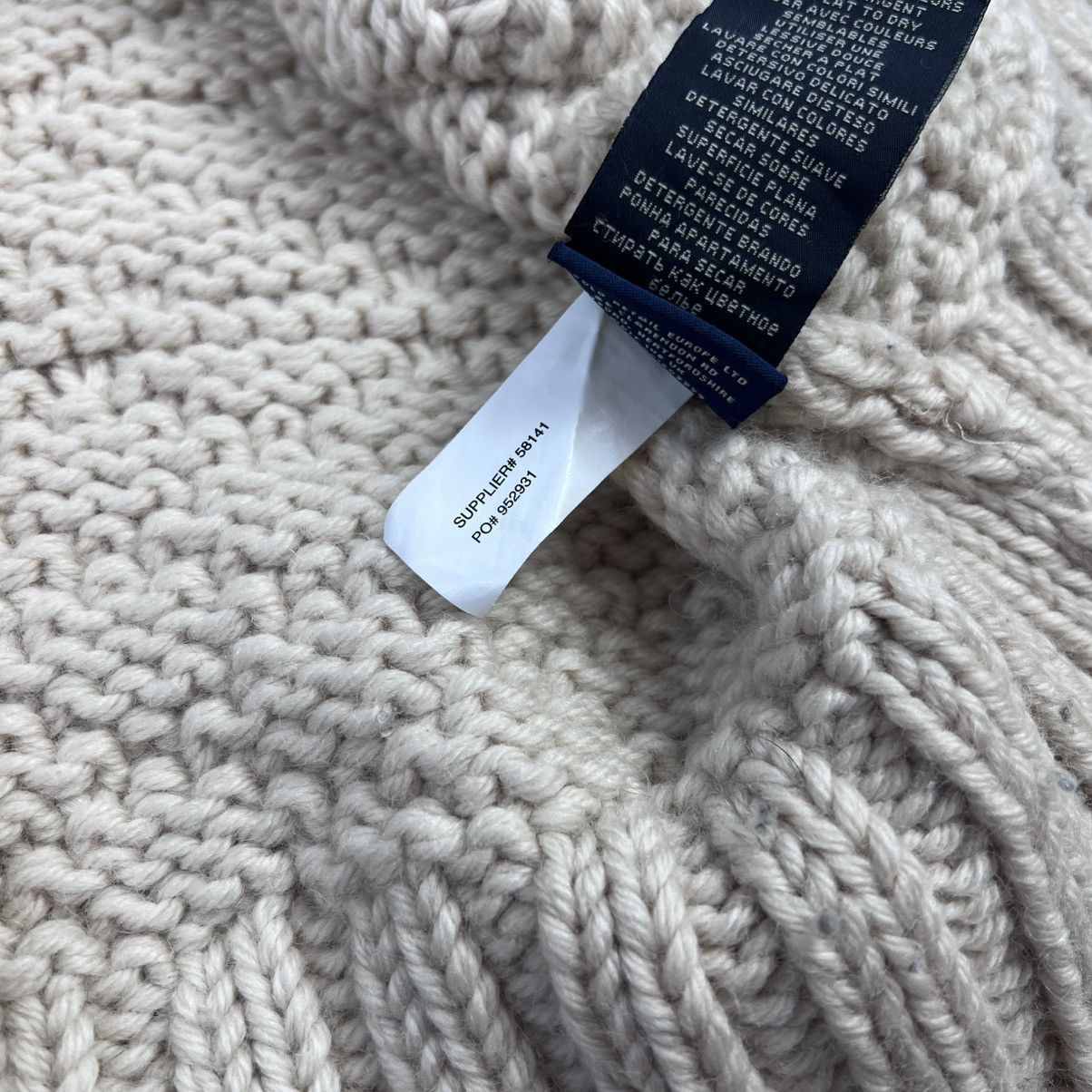 Ralph Lauren × Vintage Ralph Lauren heavyweight wool knit cardigan vest Size M / US 6-8 / IT 42-44 - 9 Thumbnail