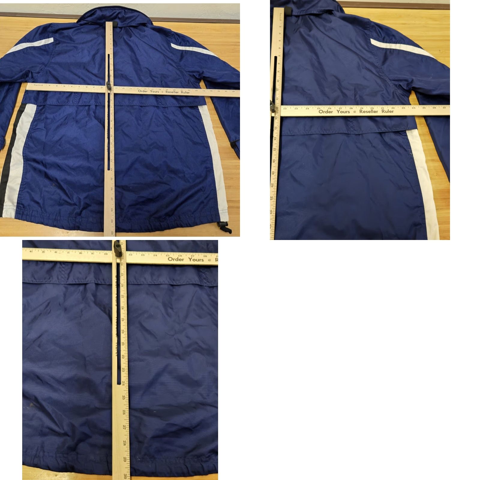 Nike VINTAGE Nike Windbreaker Jacket Nylon 1/4 Zip Blue White Size Medium Mens Casual Activewear Jacket Size US M / EU 48-50 / 2 - 8 Thumbnail