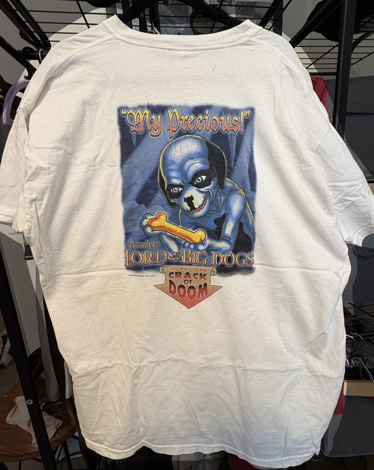 Big Dogs Vintage 2003 Big Dogs My Precious LotR Parody Size US XL / EU 56 / 4 - 3 Thumbnail