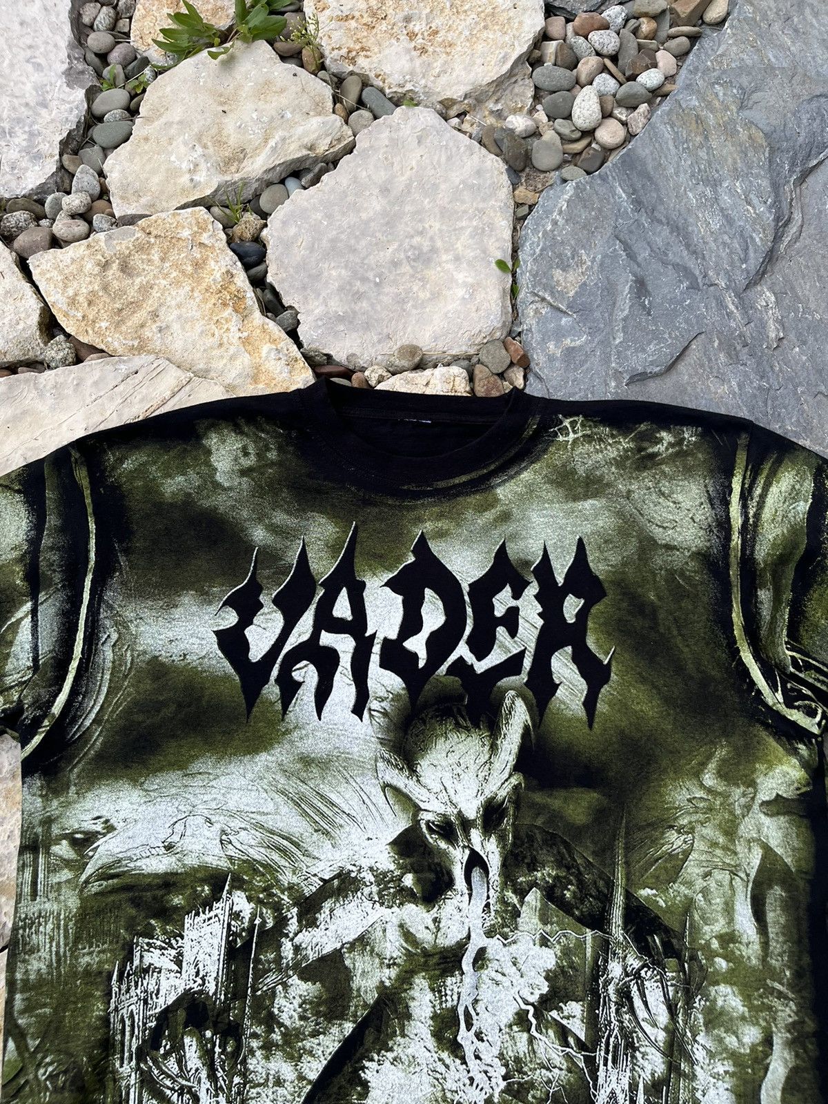 Band Tees × Vintage Vintage OG Vader Revelations y2k all over print tee rare Size US L / EU 52-54 / 3 - 4 Thumbnail