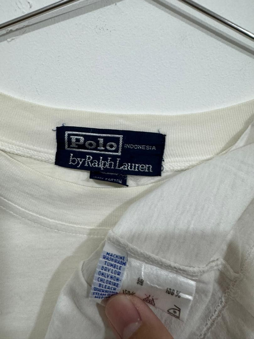 Ralph Lauren Vintage 90s Ralph Lauren Spellout Boxy Fit Tee Size US XXL / EU 58 / 5 - 5 Thumbnail