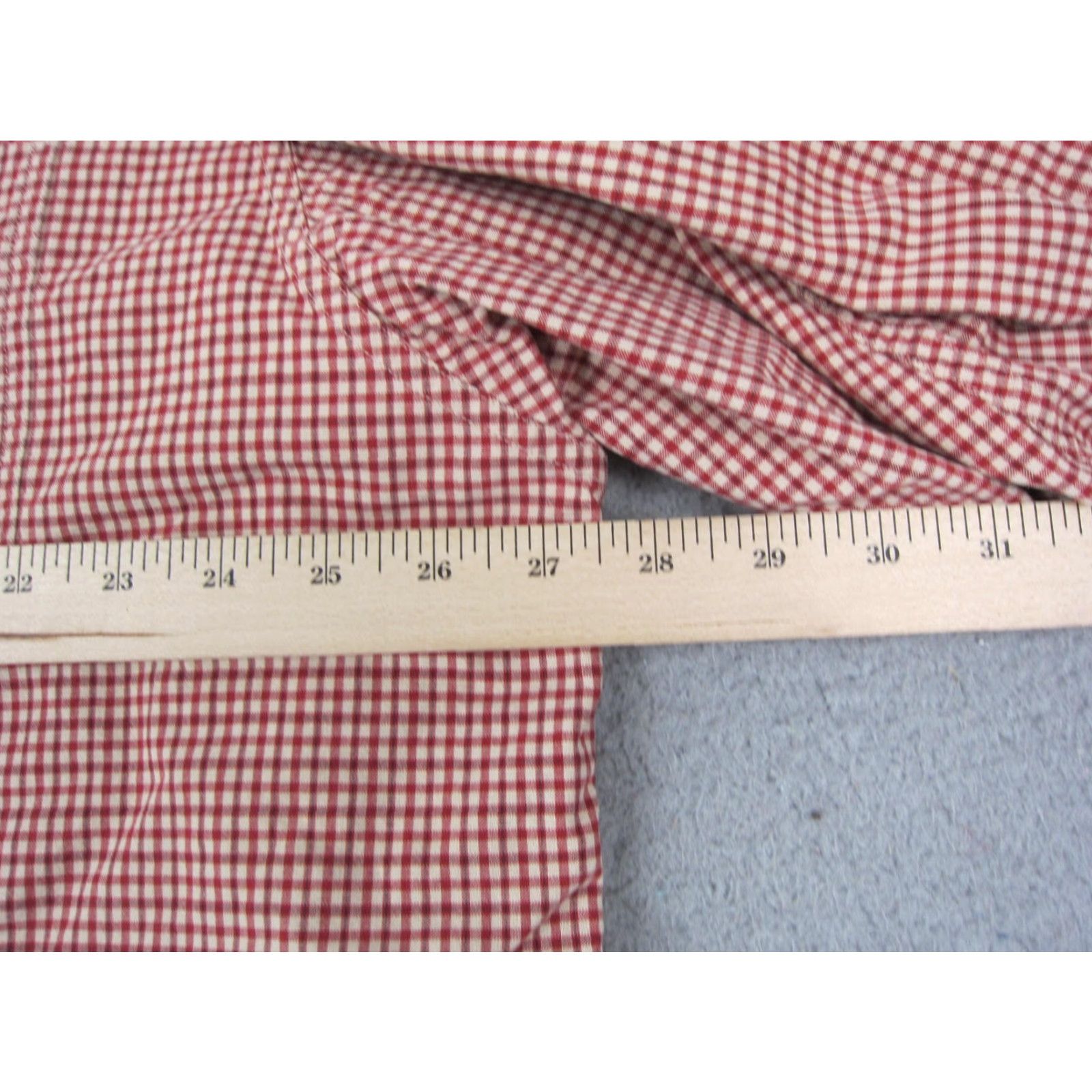 Abercrombie & Fitch Abercrombie & Fitch Shirt XL Orange Gingham Button-Up Mens Vintage No? Size US XL / EU 56 / 4 - 7 Thumbnail