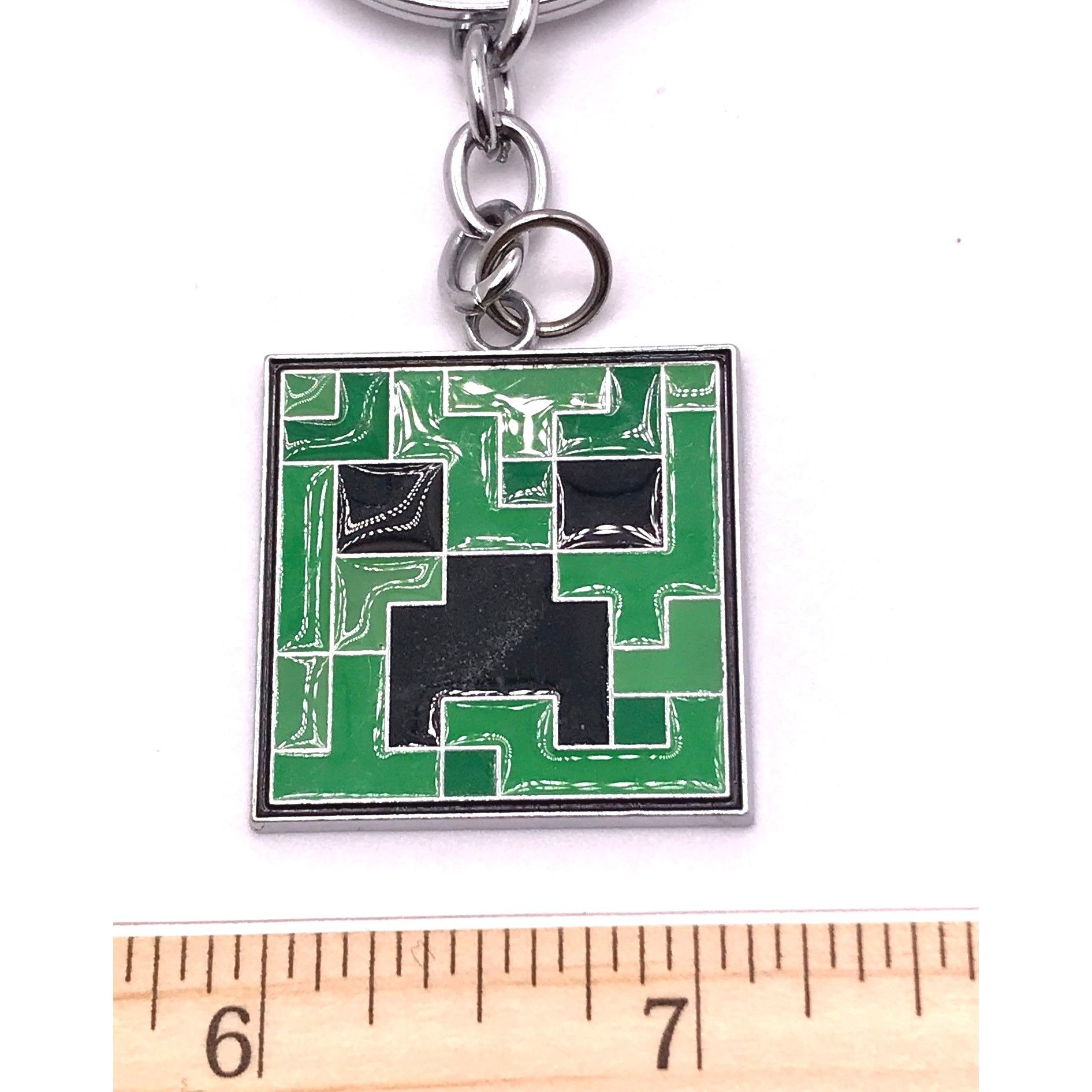 Other Rare Minecraft Creeper Enamel Keychain by Halder Size ONE SIZE - 3 Thumbnail