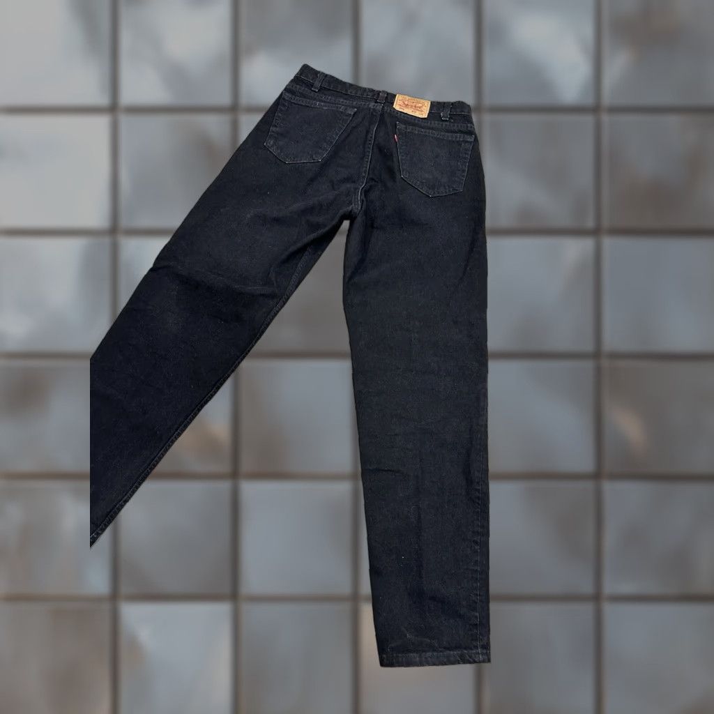 Levi's VINTAGE Levi's 550 Jeans Mens 34x34 Black Denim Cotton Straight Relaxed Made USA Size US 34 / EU 50 - 1 Thumbnail
