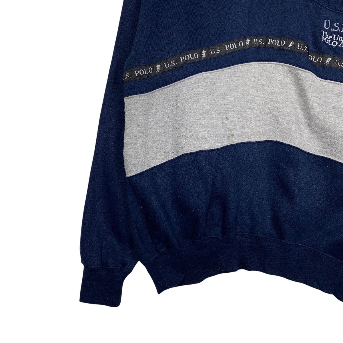 Japanese Brand U.S. POLO ASSOCIATION Colorblock Pullover Jumper #2204-C97 Size US L / EU 52-54 / 3 - 3 Thumbnail