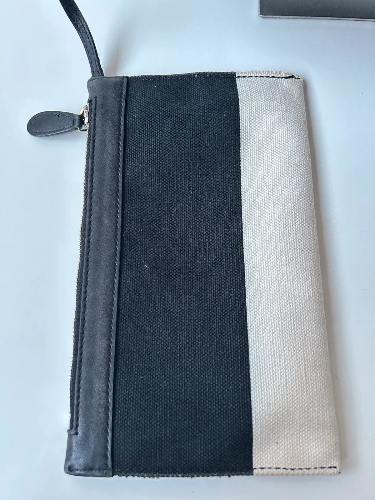 Balenciaga Balenciaga navy cabas logo tote bag small Size ONE SIZE - 17 Thumbnail