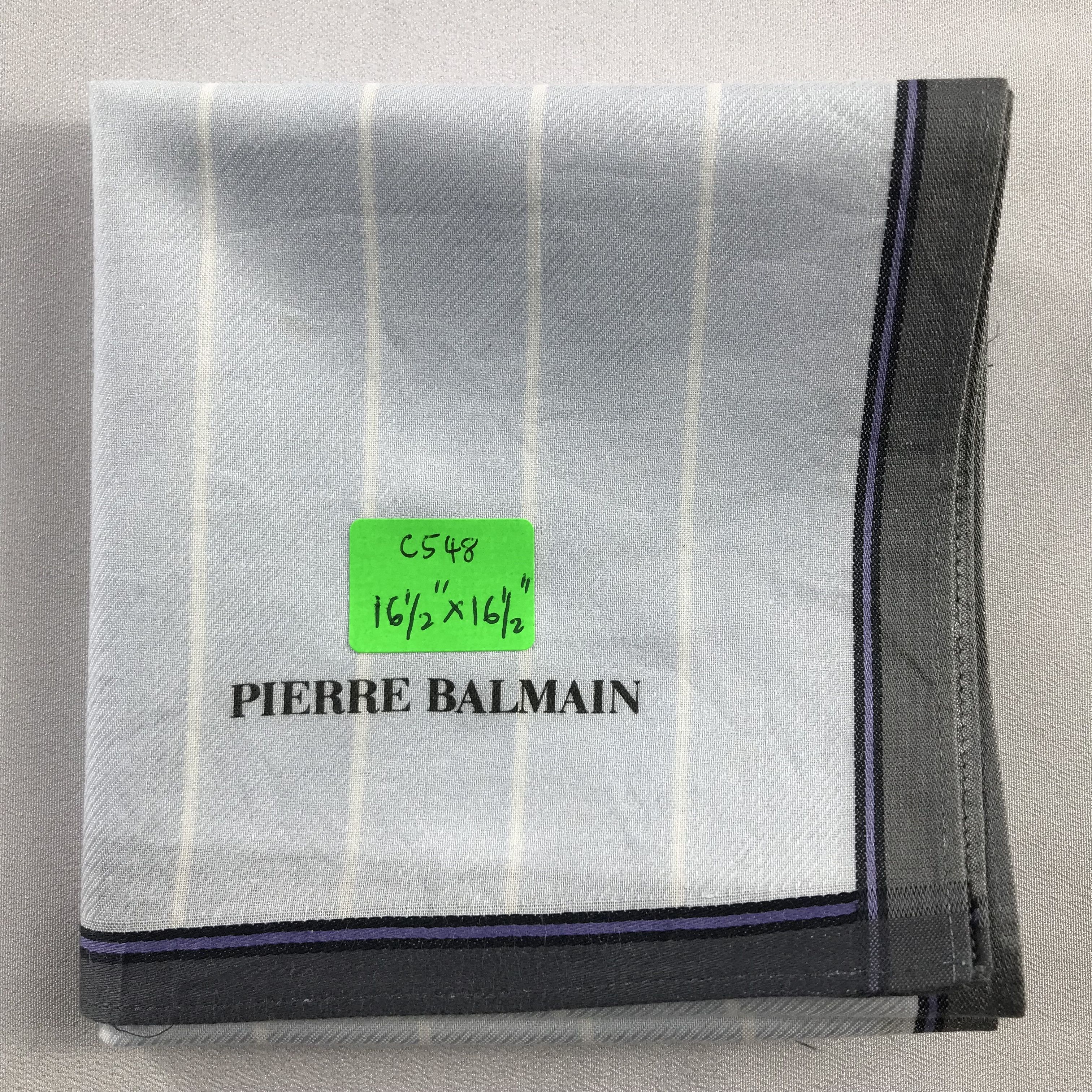 Pierre Balmain Pierre Balmain Handkerchief / Bandana / Neckerchief C548 Size ONE SIZE - 7 Thumbnail
