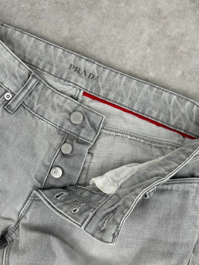 Prada 2000s Prada Grey Slim Pants Size 24" / US 00 / IT 34 - 9 Thumbnail